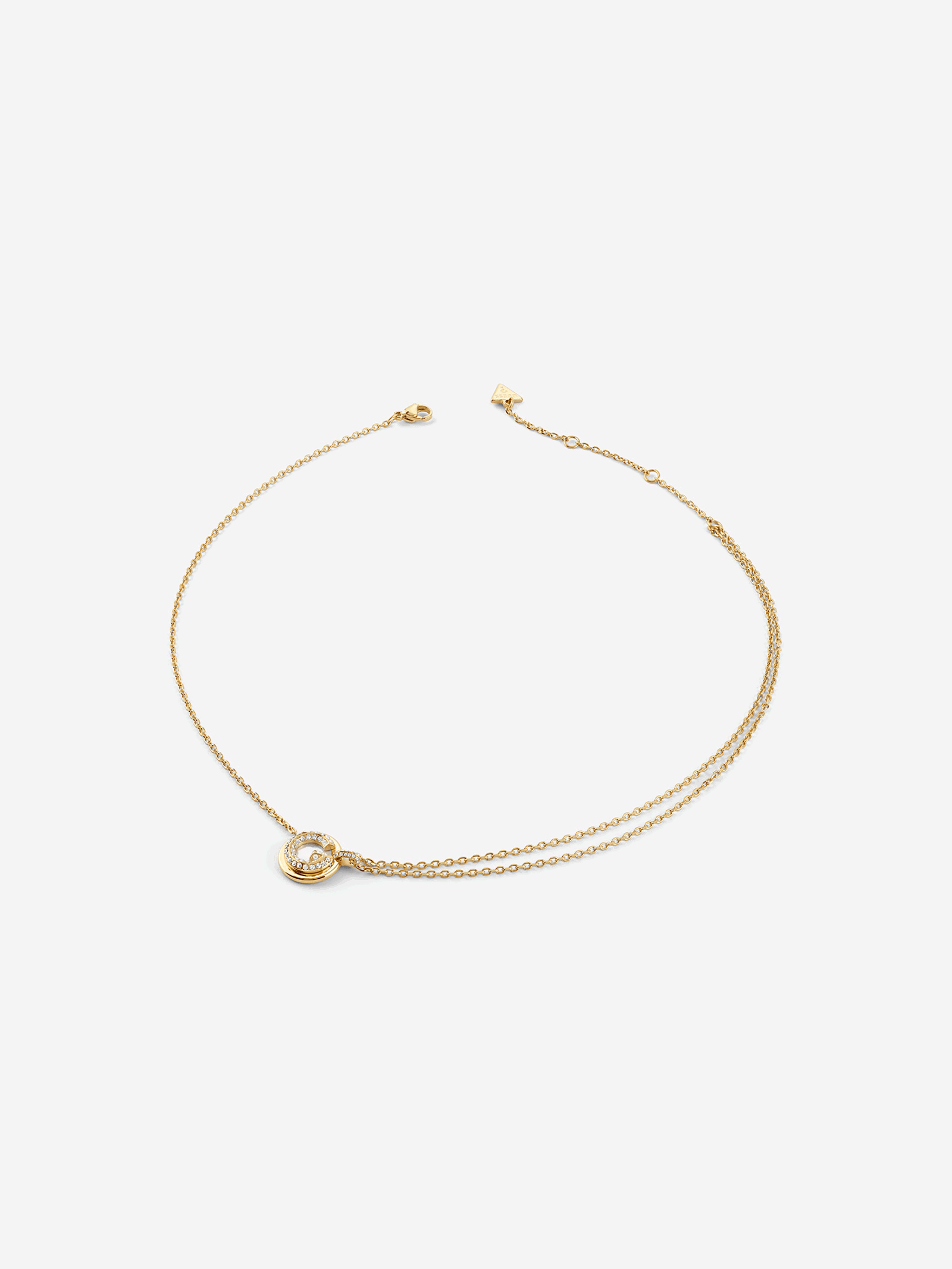 Guess Ketting G Crystal in goud