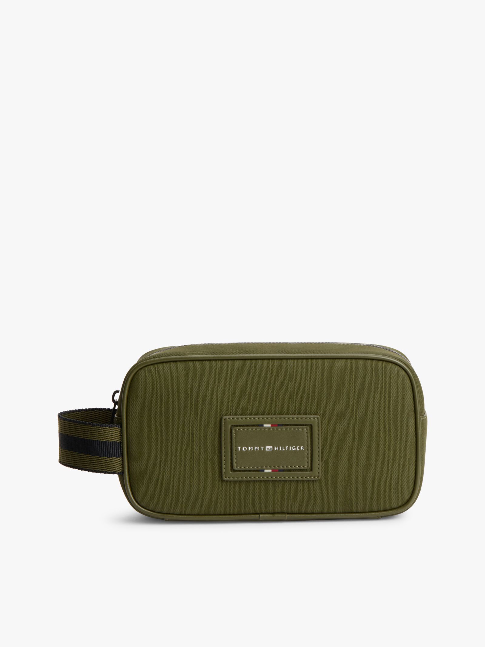 Tommy Hilfiger Toilettas van textiel met logopatch