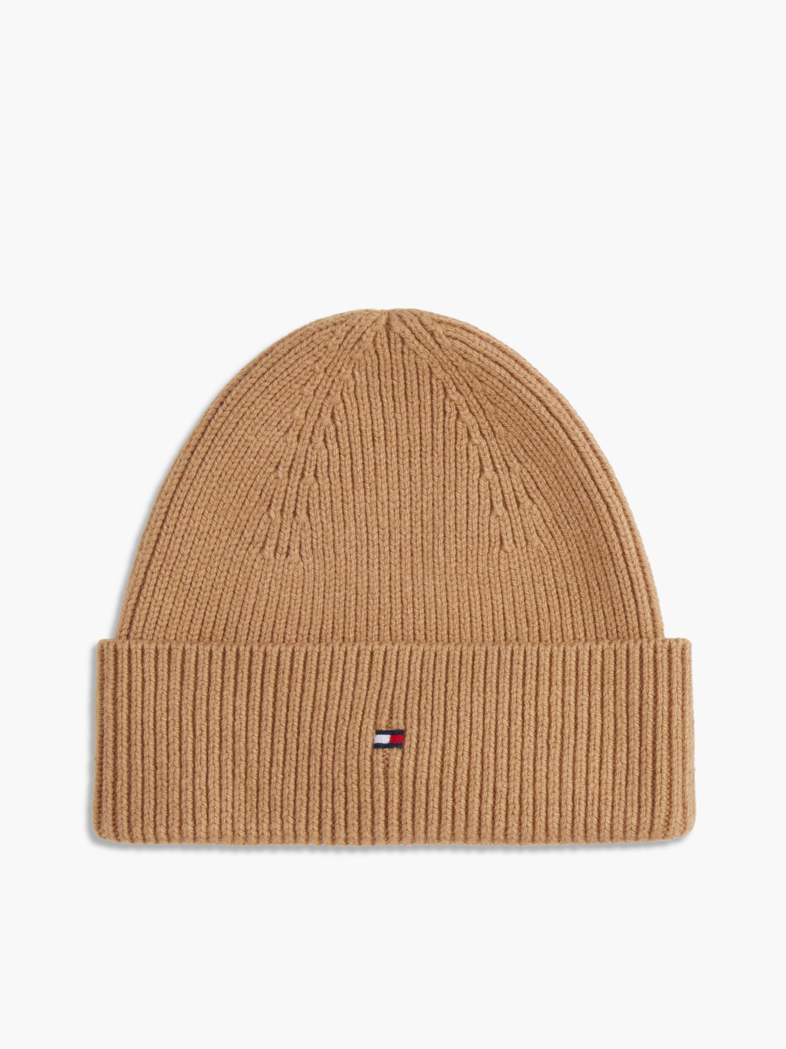 Tommy Hilfiger Cadeaubox met beanie en sjaal met Hilfiger vlag in beige