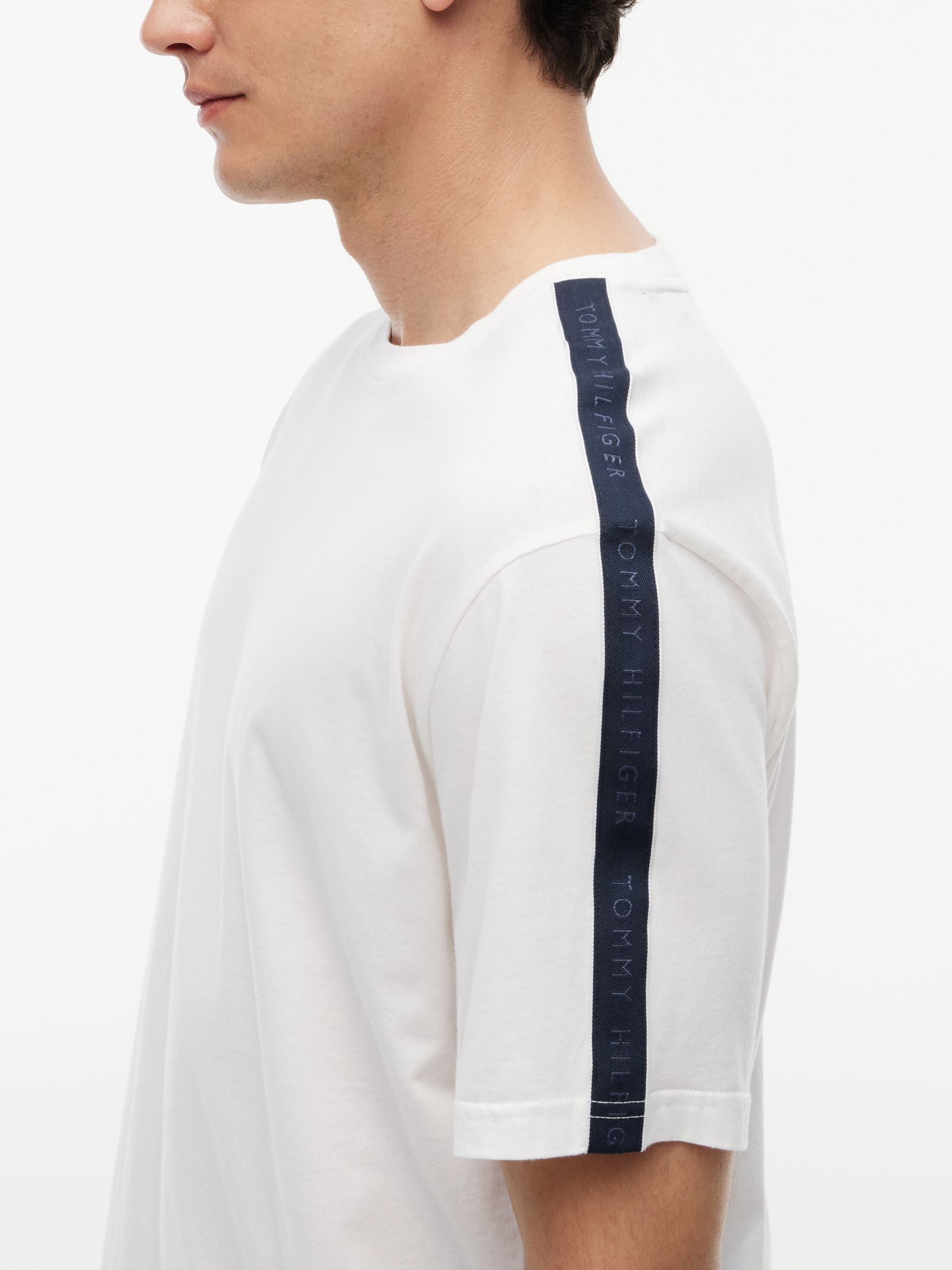 Tommy Hilfiger TH Established Lounge T-shirt met streepmouw