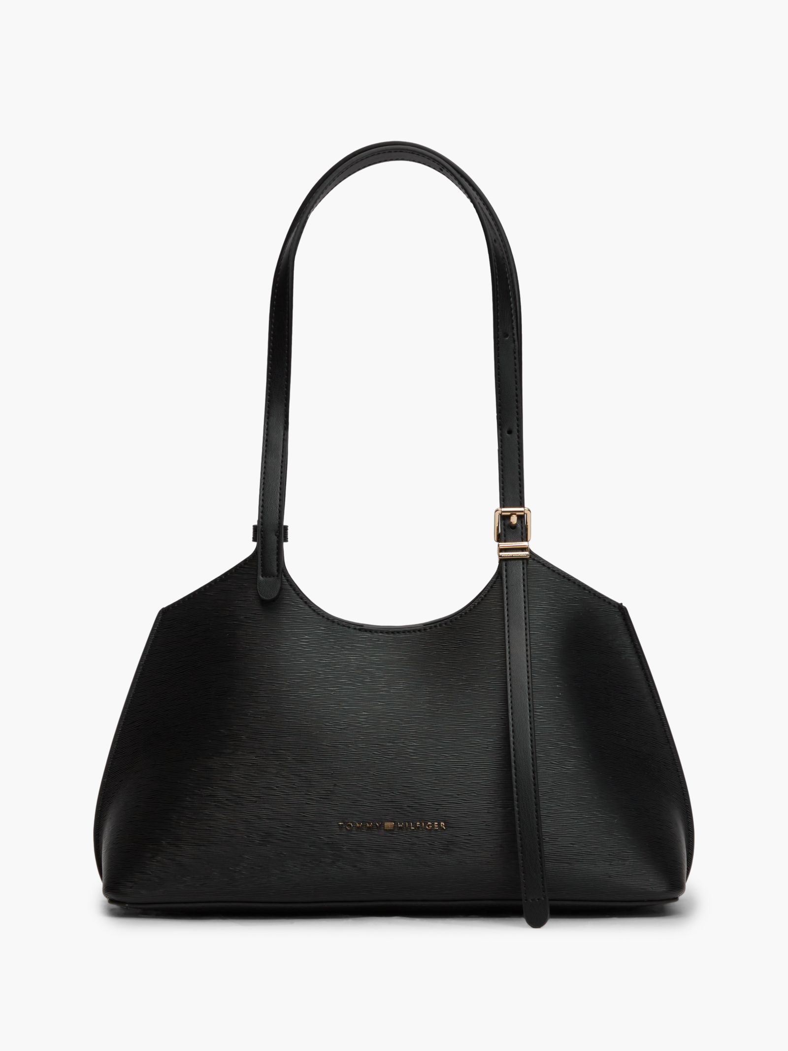Tommy Hilfiger TH Modern Getextureerde shopper in zwart
