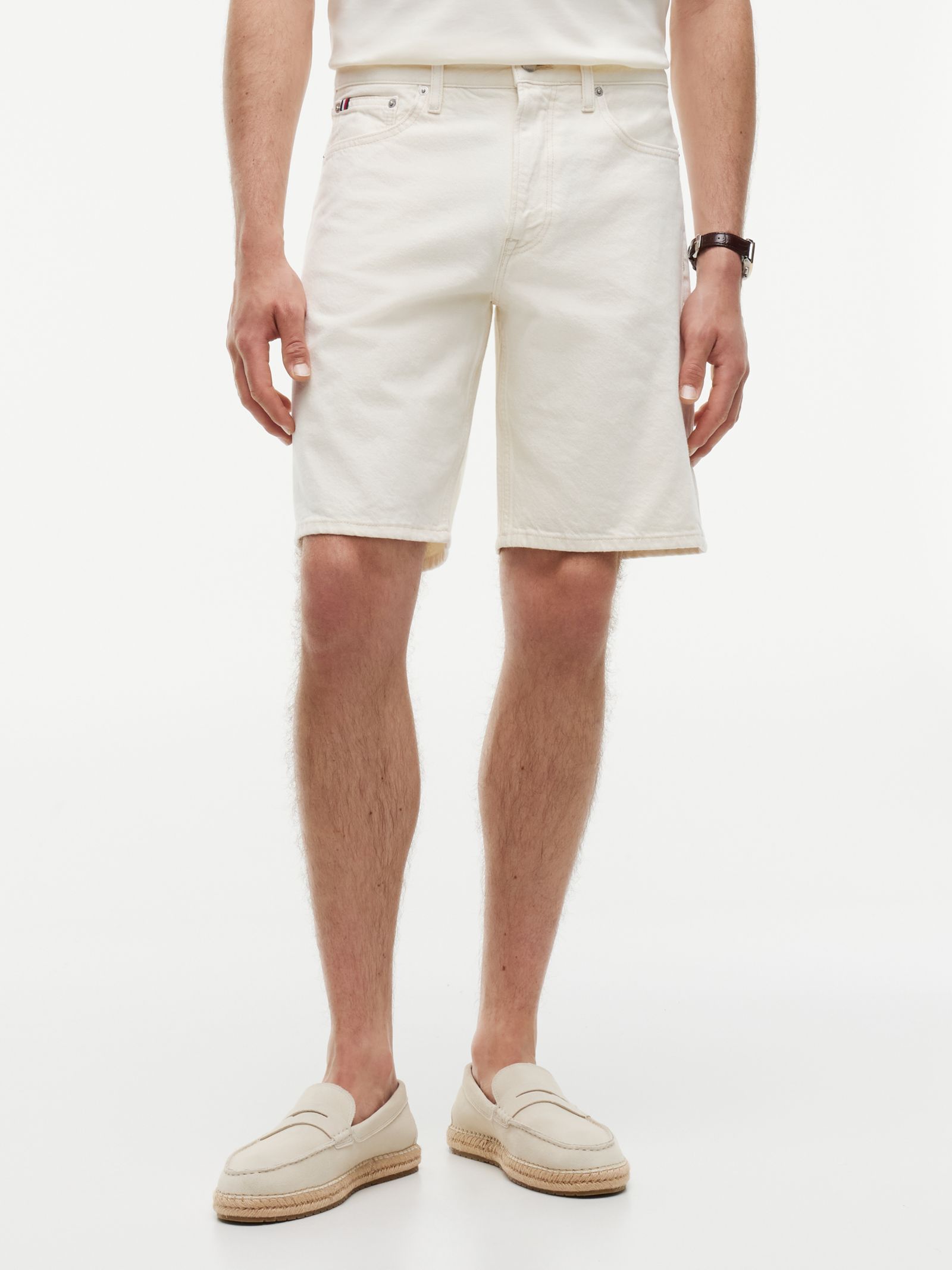 Tommy Hilfiger Dover Regular Straight denim short met wassing