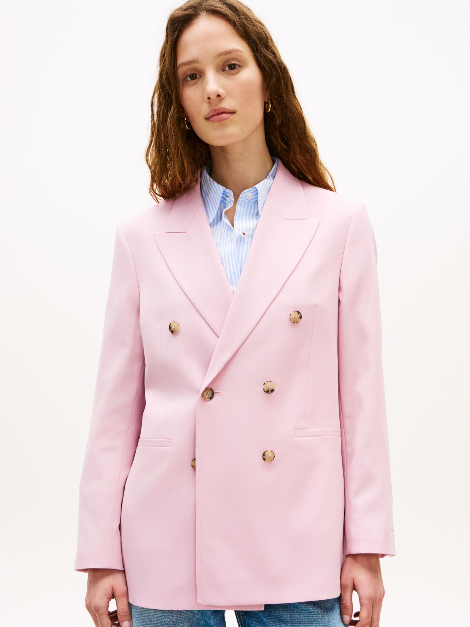 Tommy Hilfiger Timeless Relaxed double breasted wollen blazer