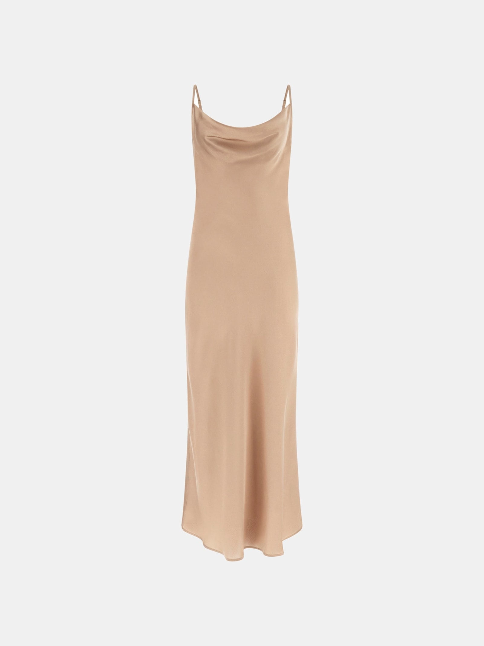 Guess Satijnen Slipjurk in beige