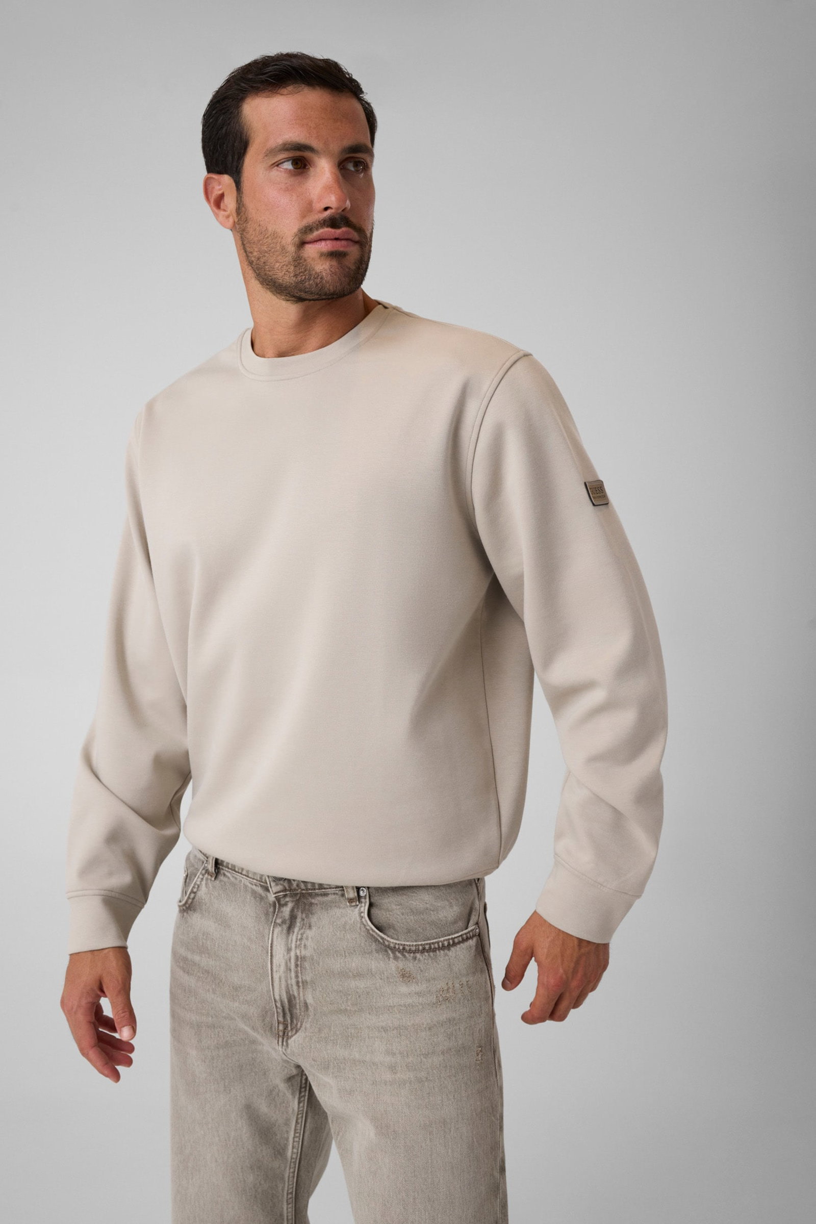 Guess Scuba Sweatshirt in beige