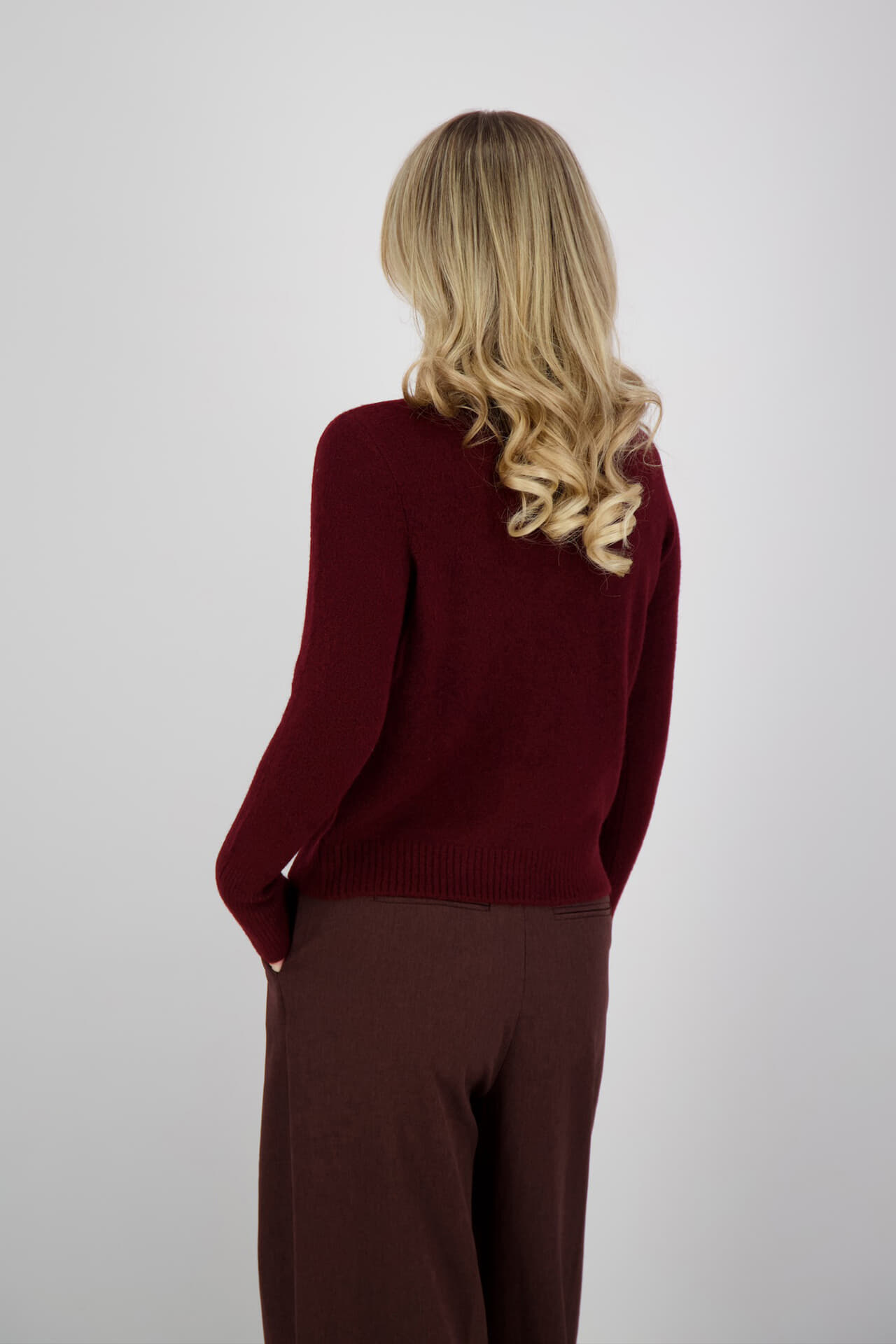 Vive La Femme Trui Elize Bordeaux Rood dames