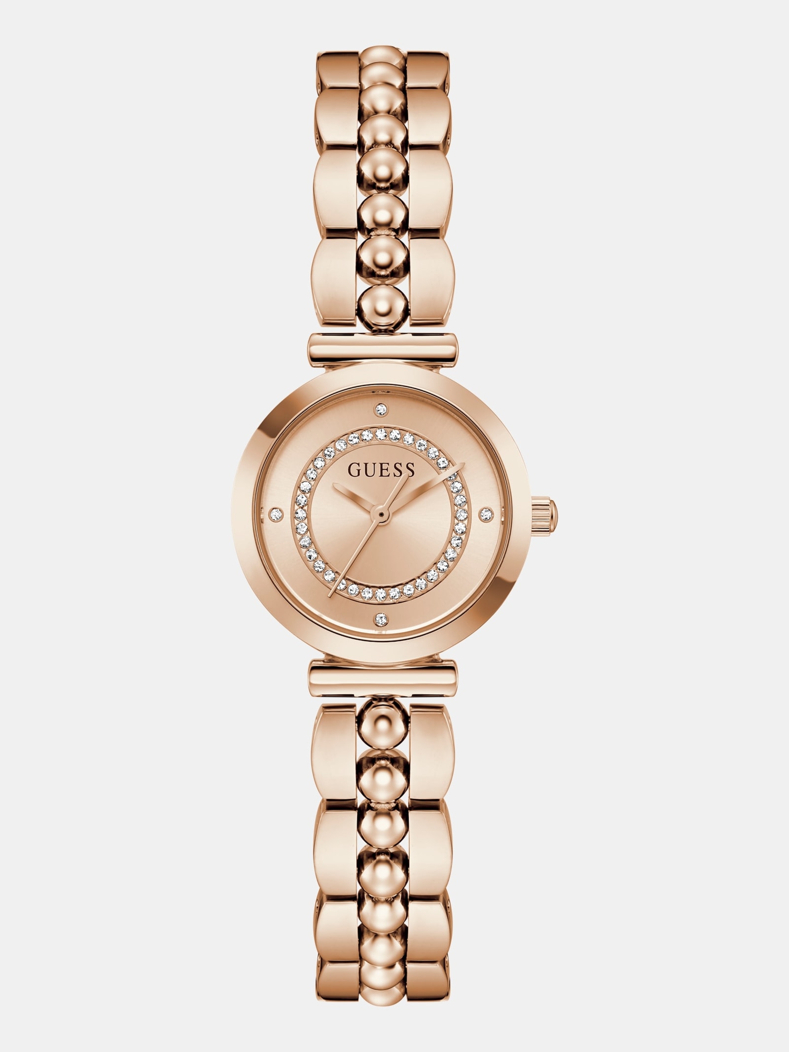 Guess Analoge Horloge Van Gerecycled Staal 26 Mm in goud