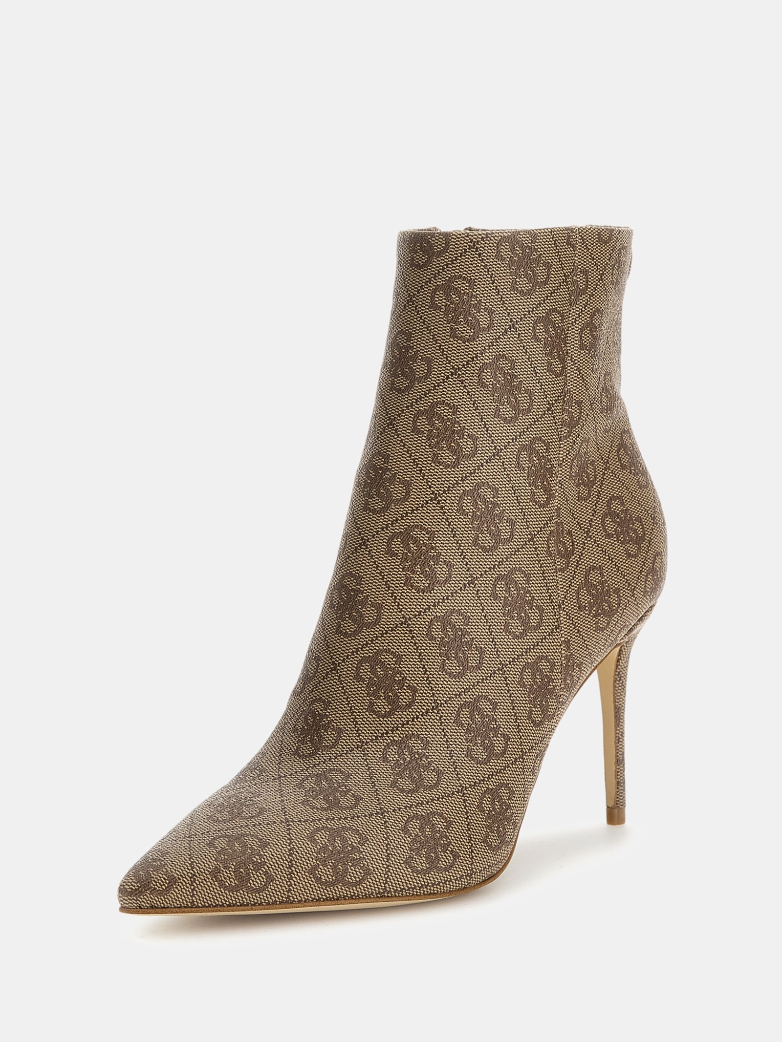 Guess Richer Laarsjes 4G-Logo in beige
