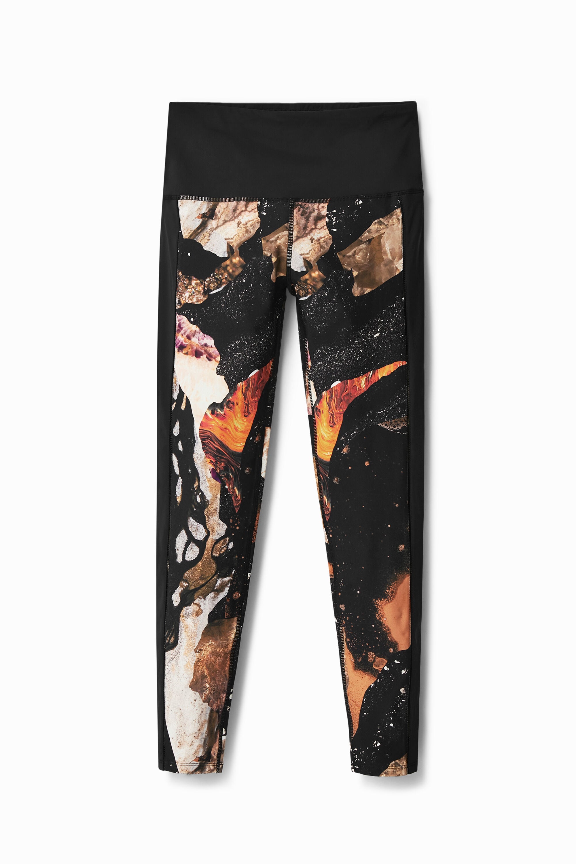 Desigual Legging met print met mineraal effect