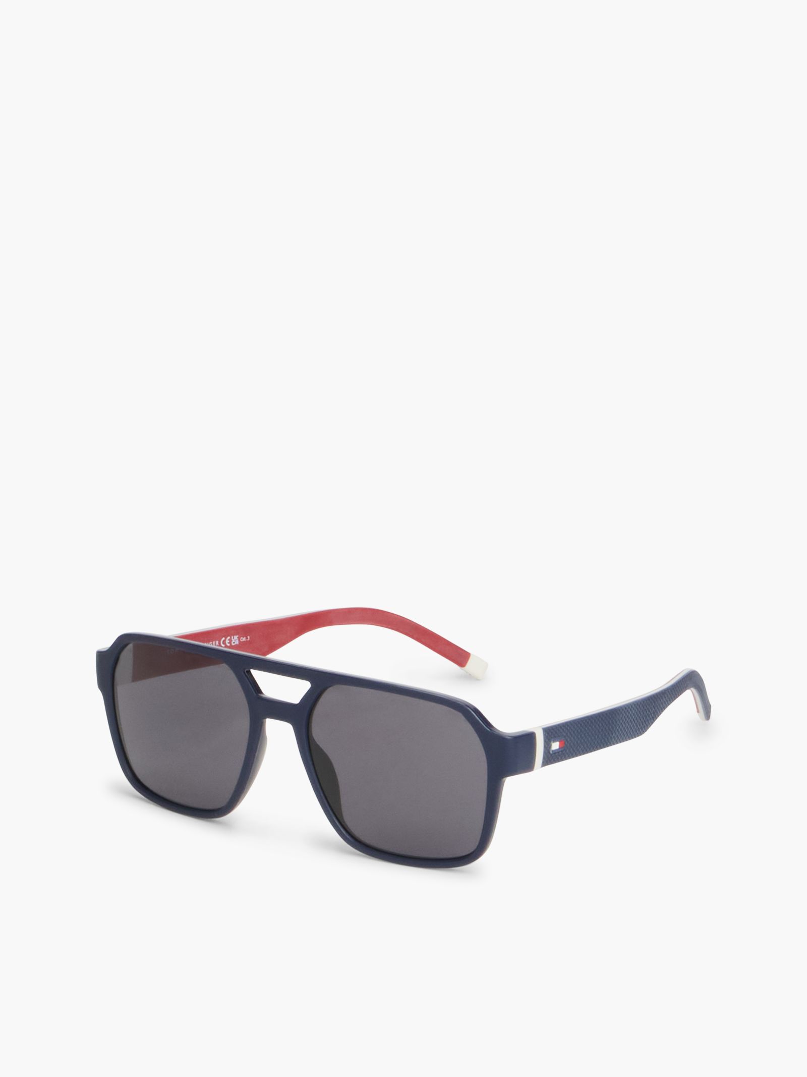 Tommy Hilfiger Pilotenbril met piquétextuur in marine
