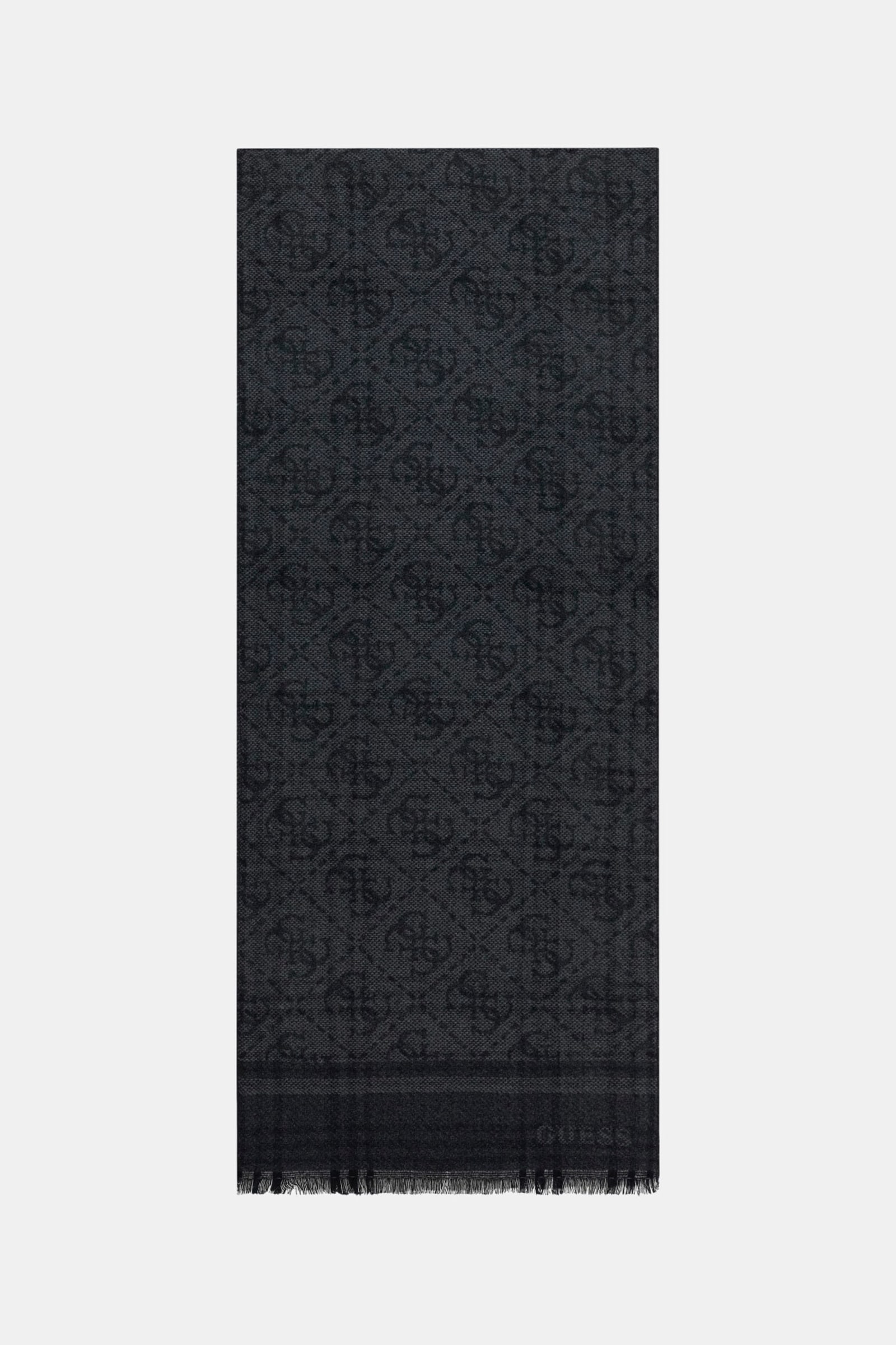 Guess Milano Jacquard Sjaal for men in zwart