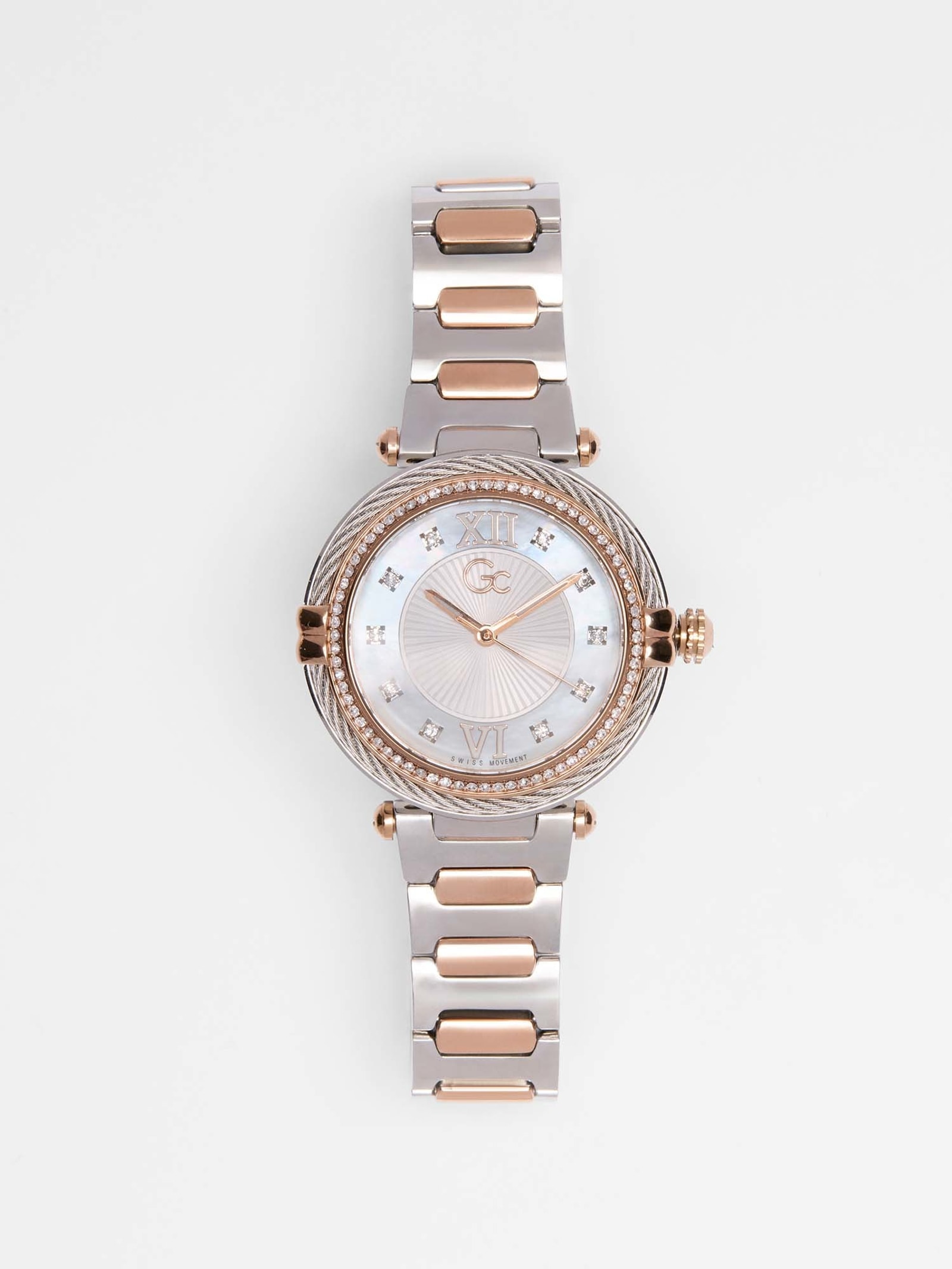 Guess Gc Horloge Van Roestvrij Staal in zilver