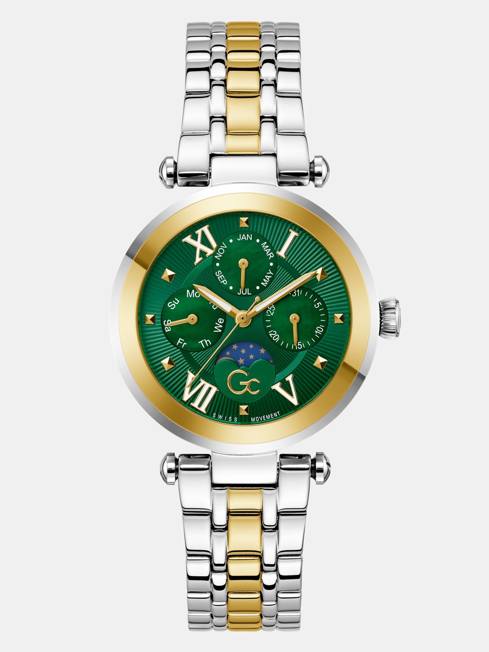 Guess Gc Roestvrijstalen Horloge 36 Mm in groen
