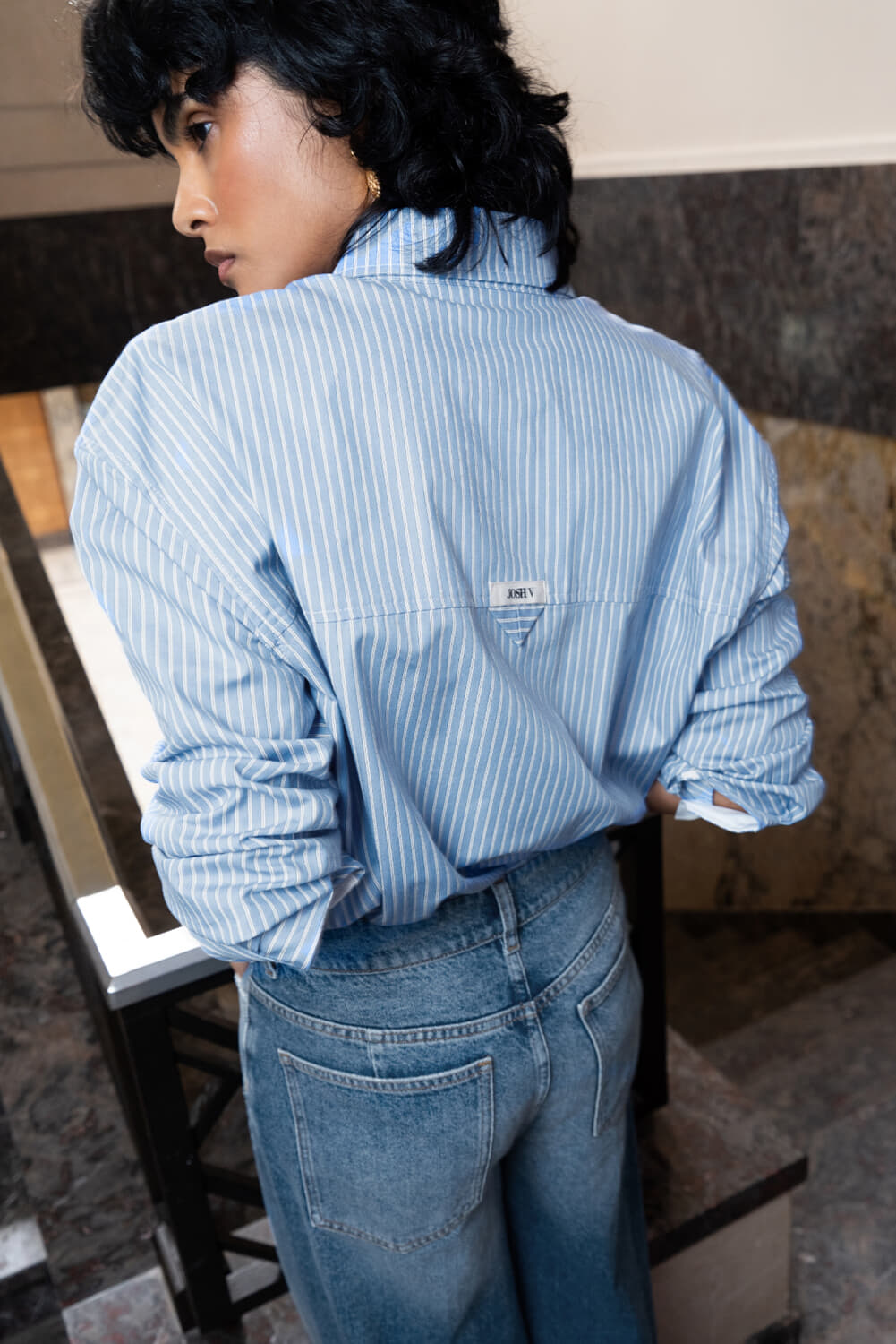 Josh V Blouse Sissie Blauw dames