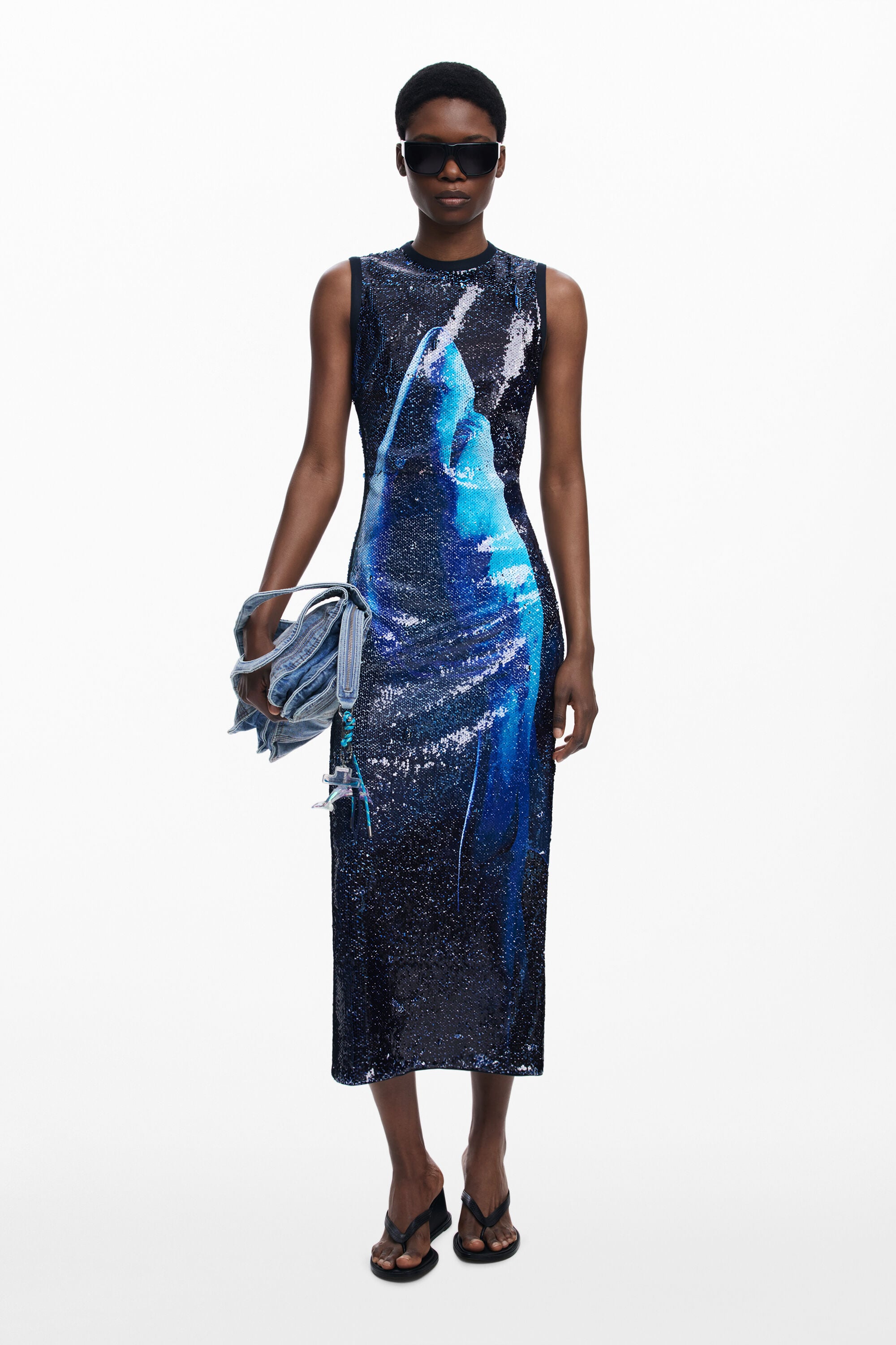 Desigual Reversible paillettenjurk Botter