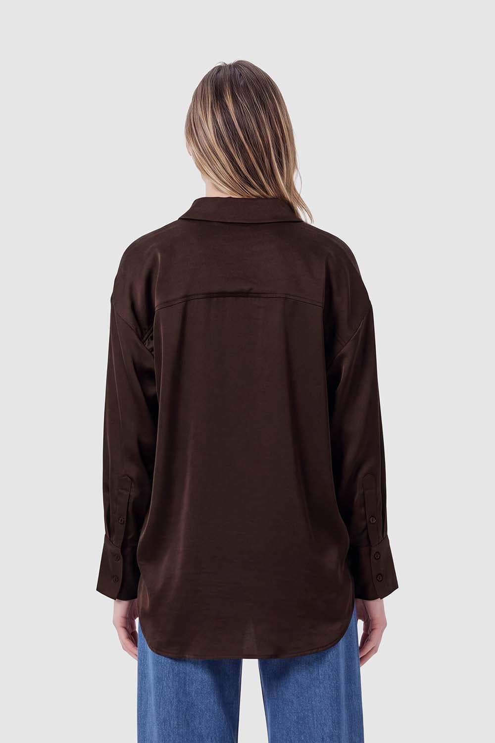 Freequent Blouse Nira Bruin dames