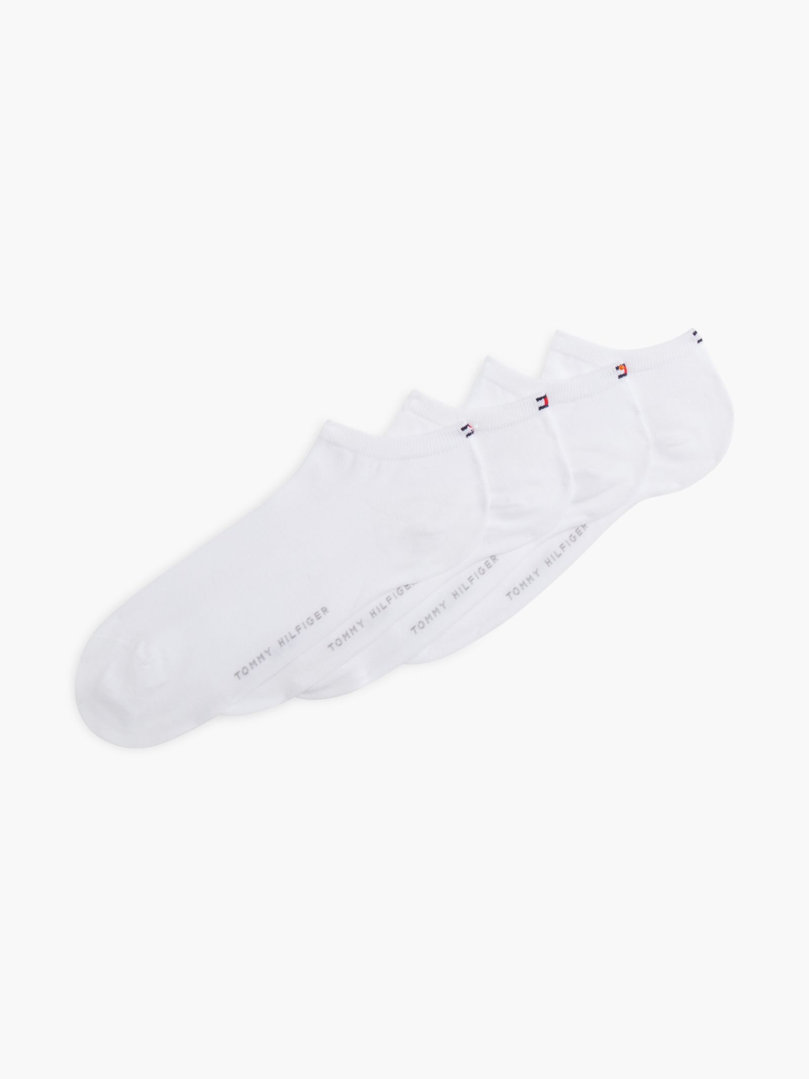 Tommy Hilfiger Set van 4 paar sneakersokken in wit