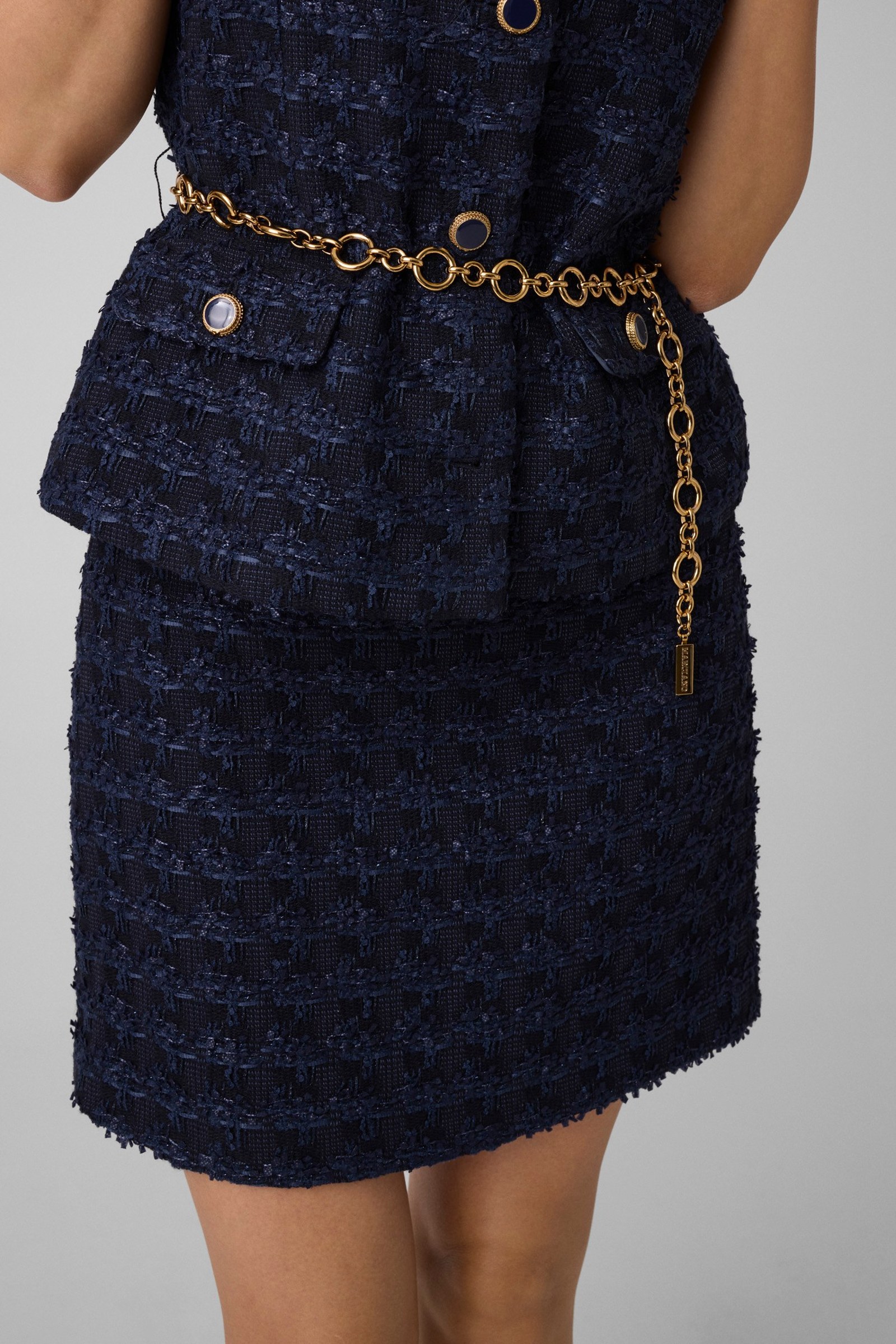 Guess Marciano Tweed Minirok in blauw