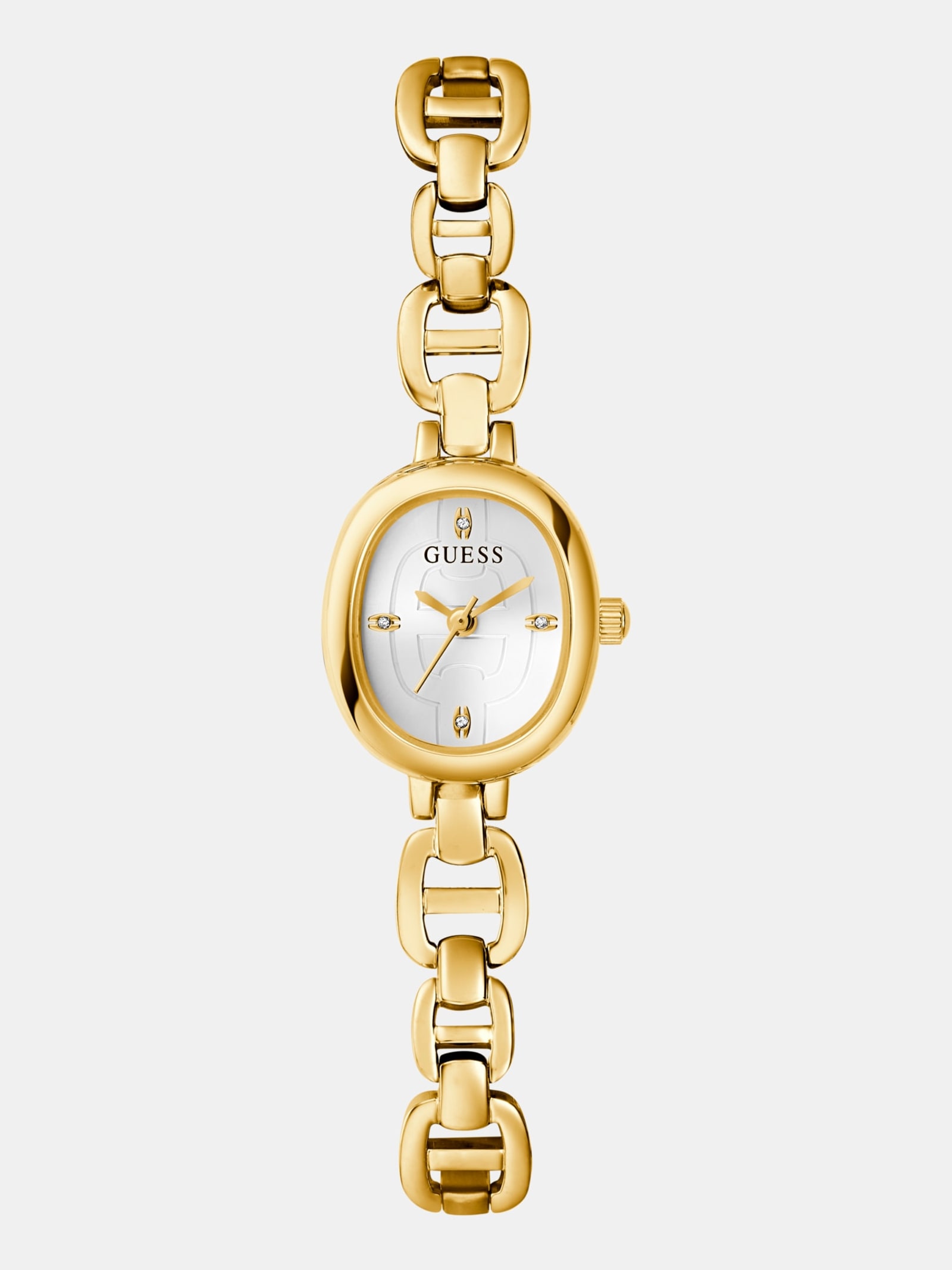 Guess Analoog Horloge Gerecycled Staal 20,5 Mm in goud