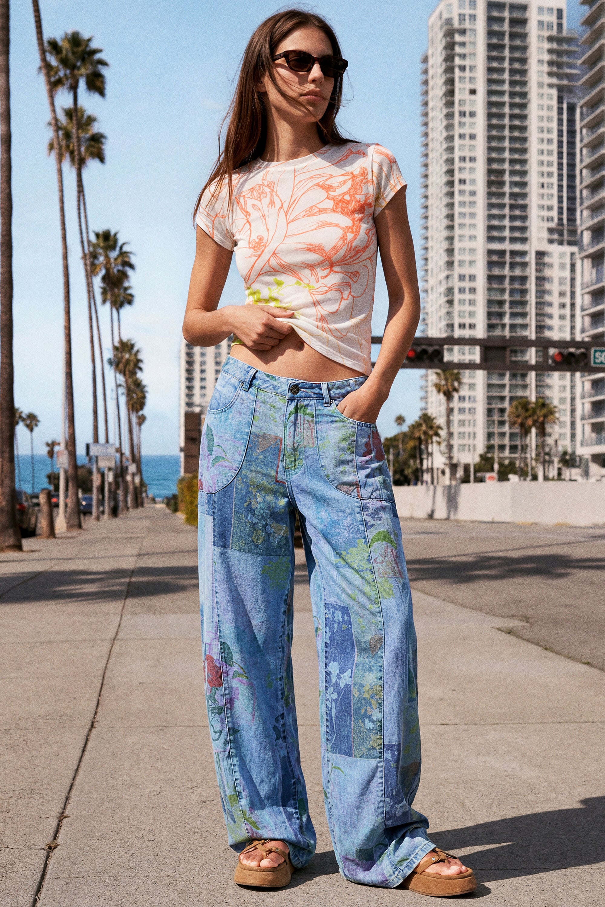 Desigual Midi denimrok van lyocell in blauw