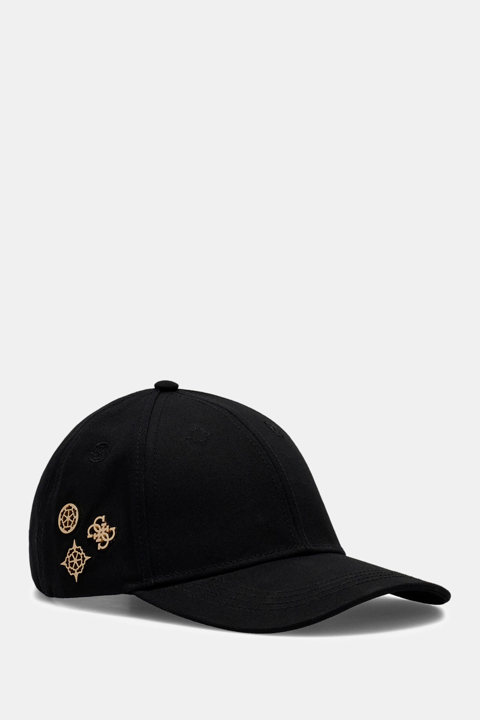 Guess Ella Logo Baseballpet in zwart