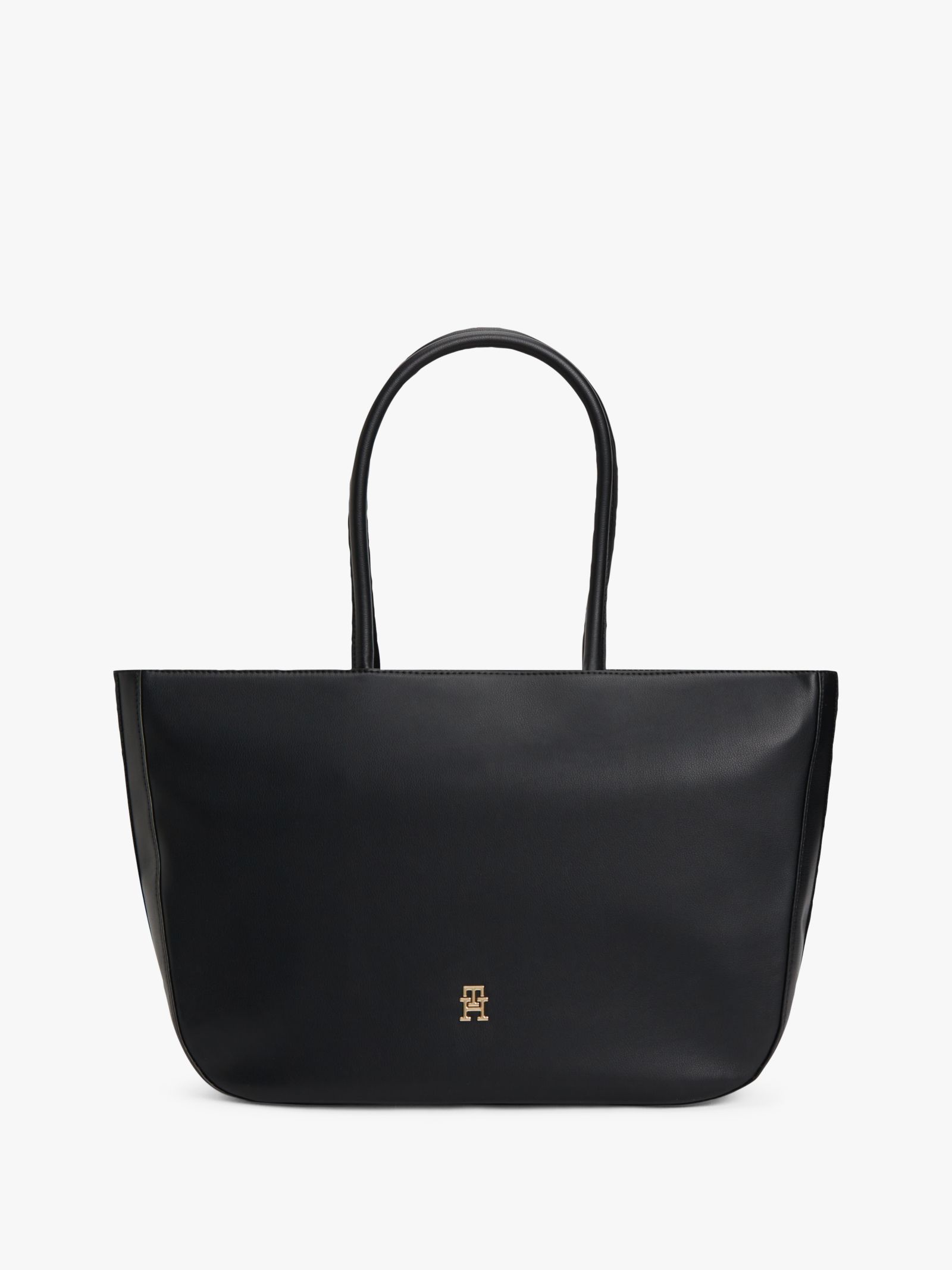 Tommy Hilfiger Hilfiger Icon shopper met logotape in zwart
