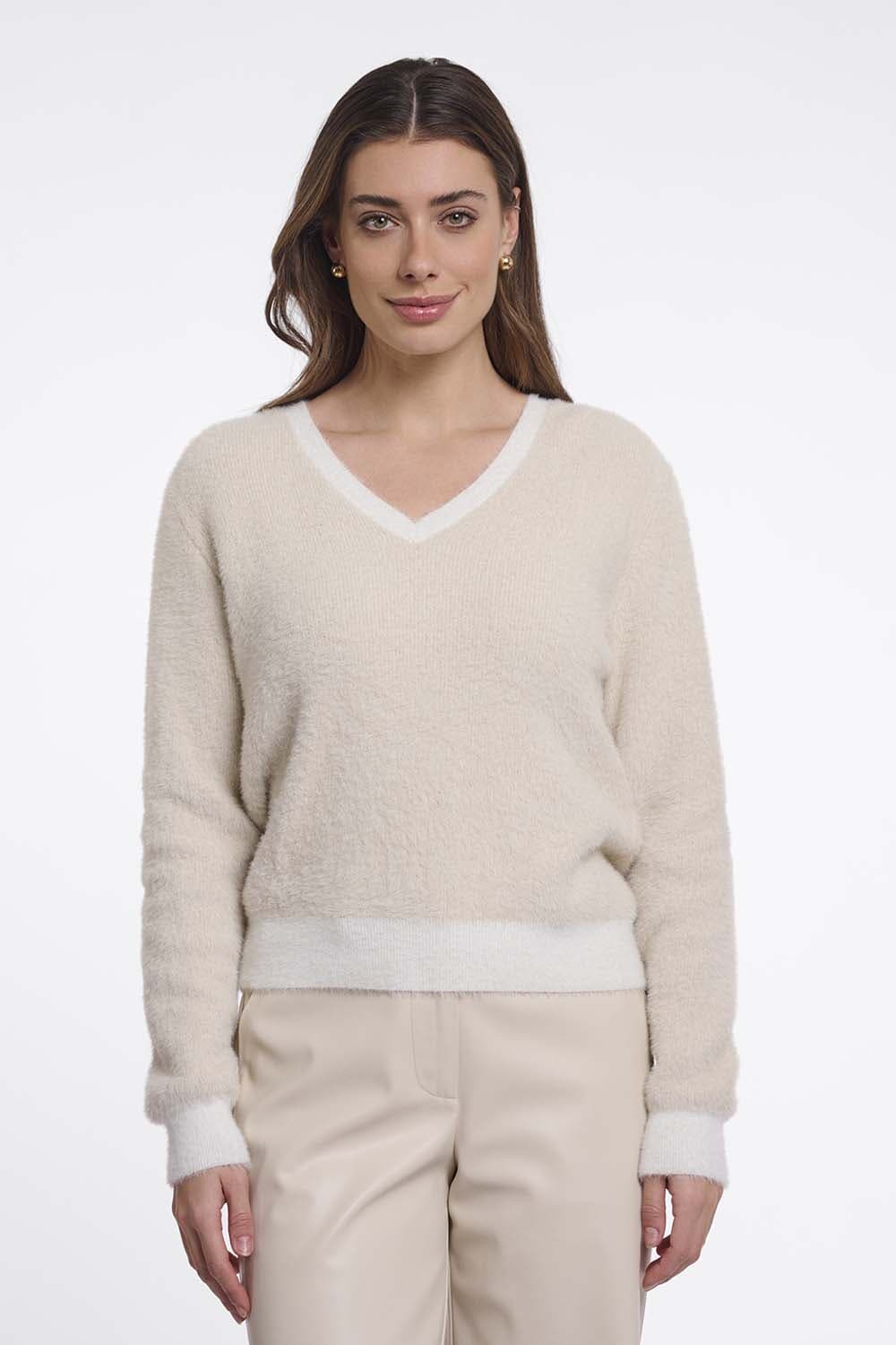 Rino & Pelle Rino & Pelle Trui Keath Off White dames