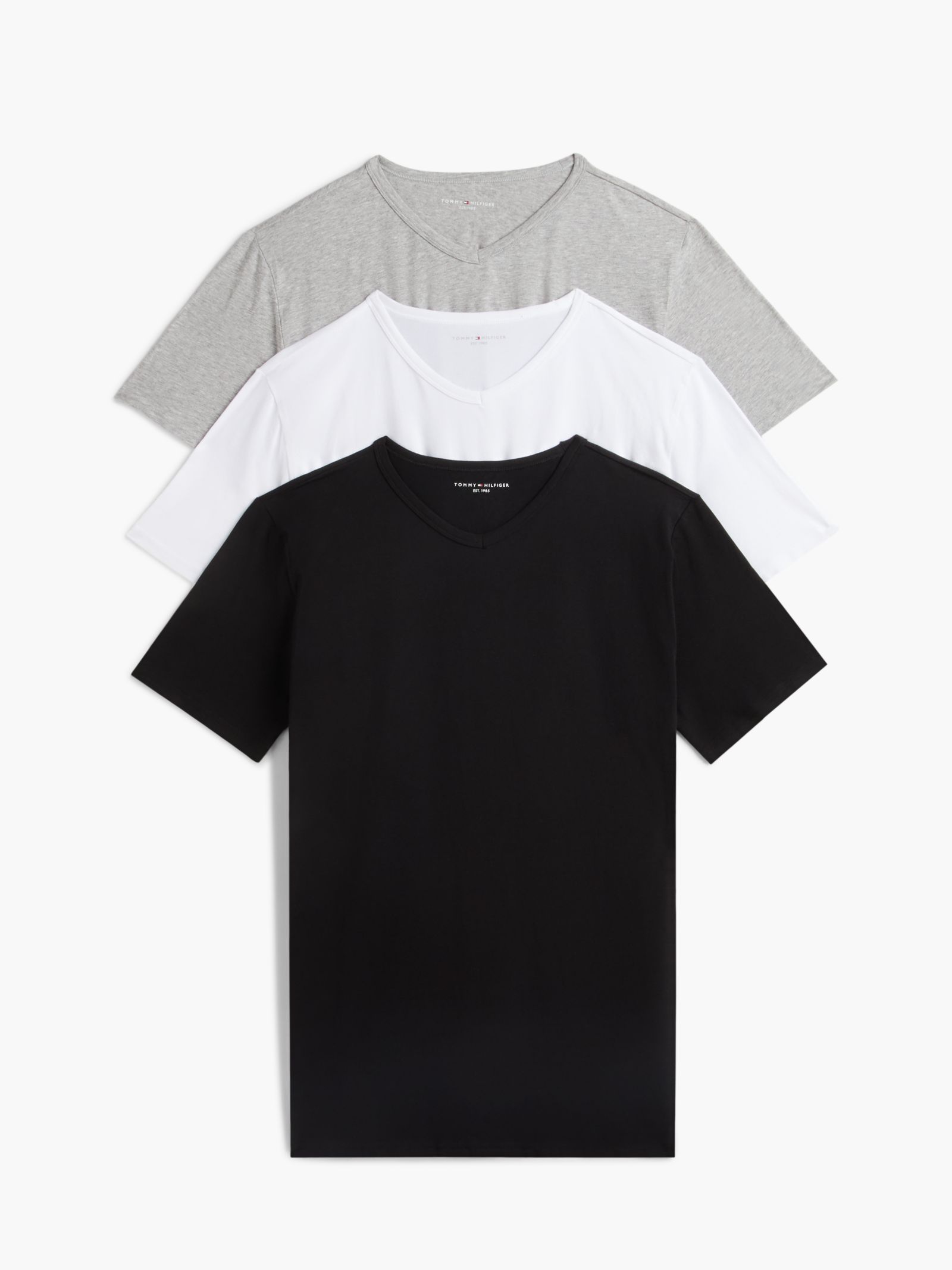Tommy Hilfiger Premium Essential Set van 3 Lounge T-shirts in multicolor
