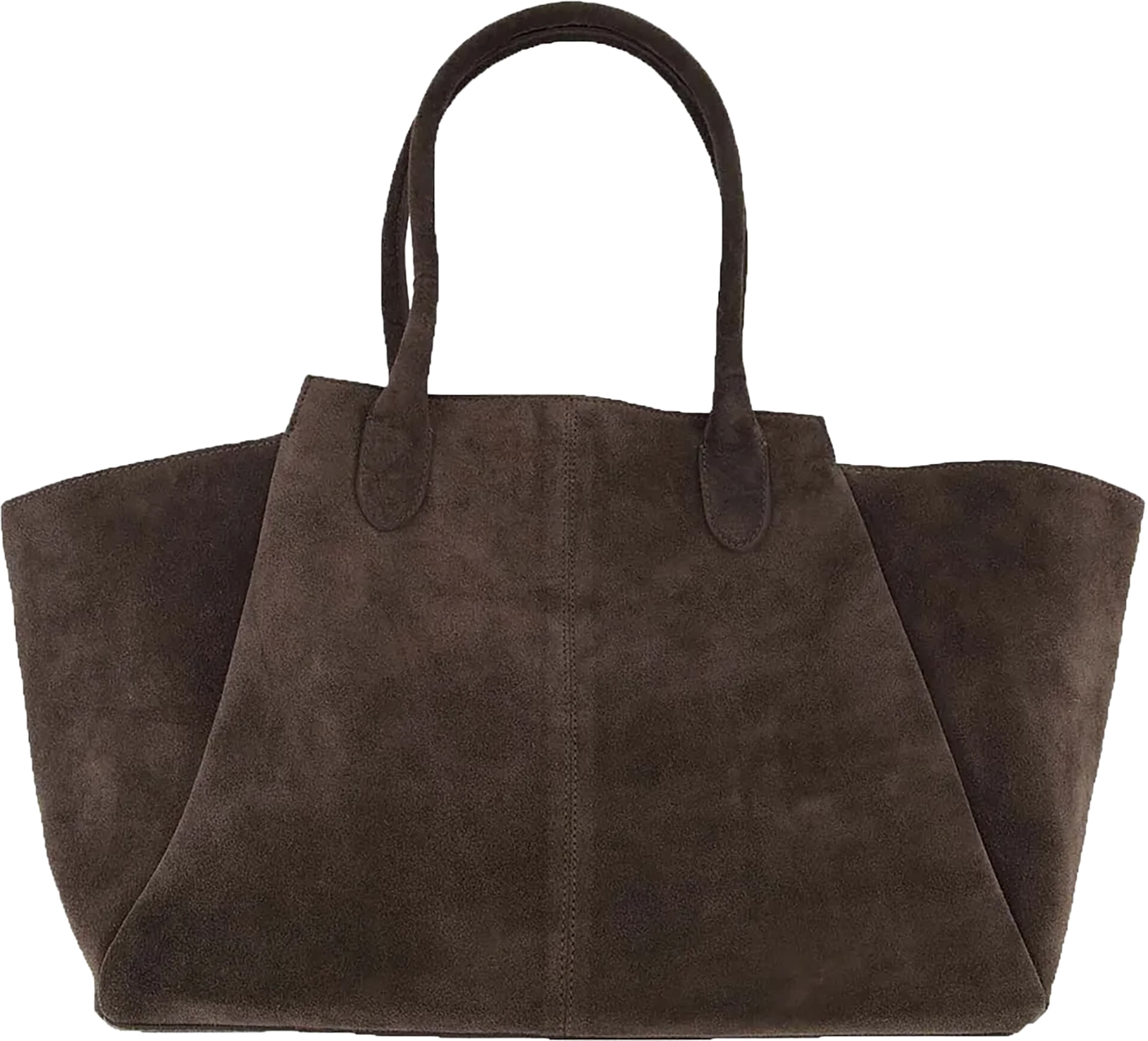 Zusss Tas suede Shopper Bruin dames