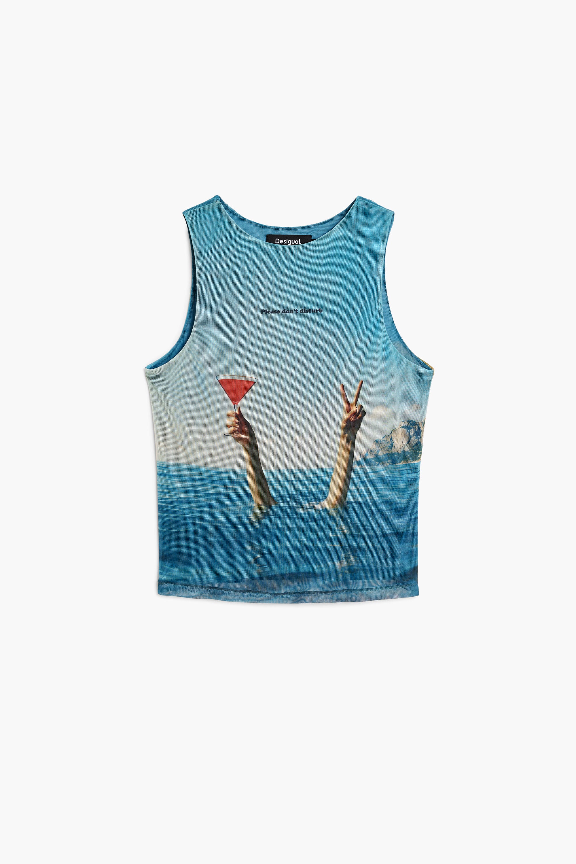 Desigual Zwemshirt zee