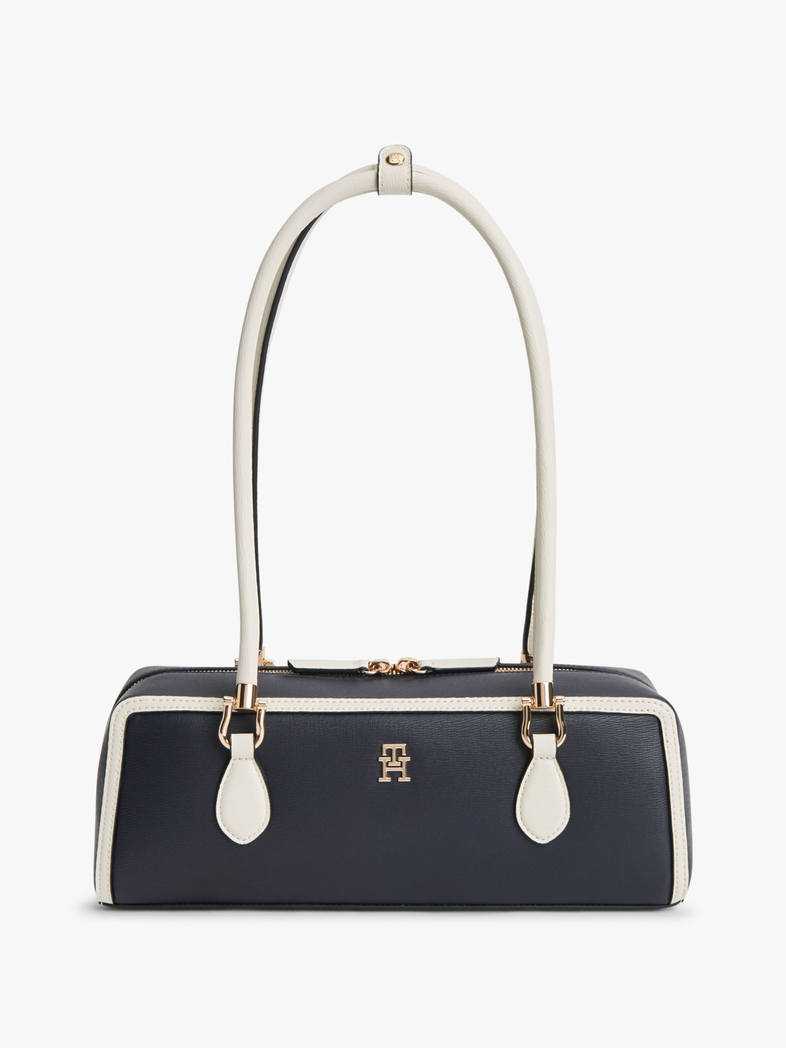Tommy Hilfiger Rechthoekige schoudertas met Colour Blocking in marine