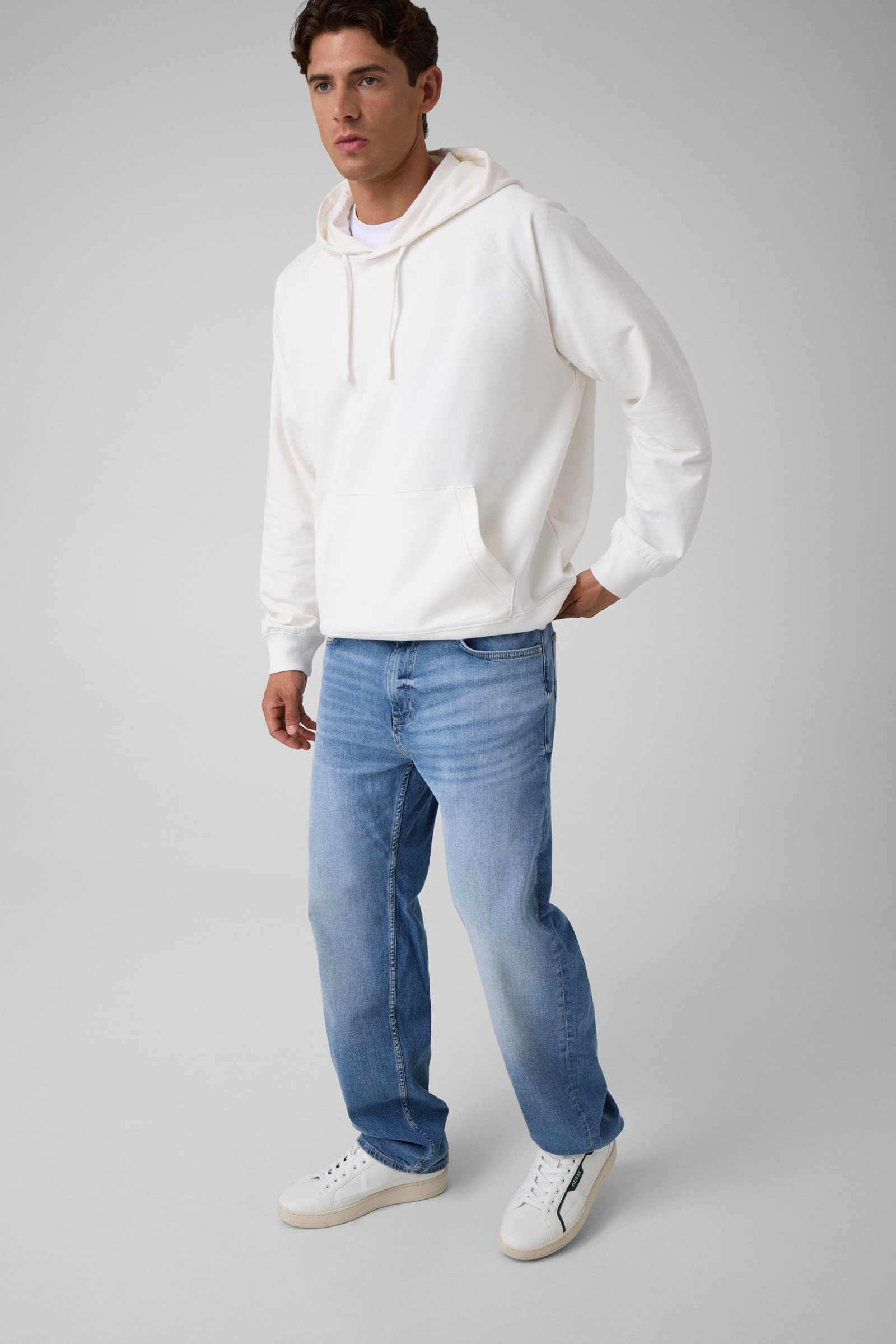 Guess Hoodie Met Gedrukt Logo