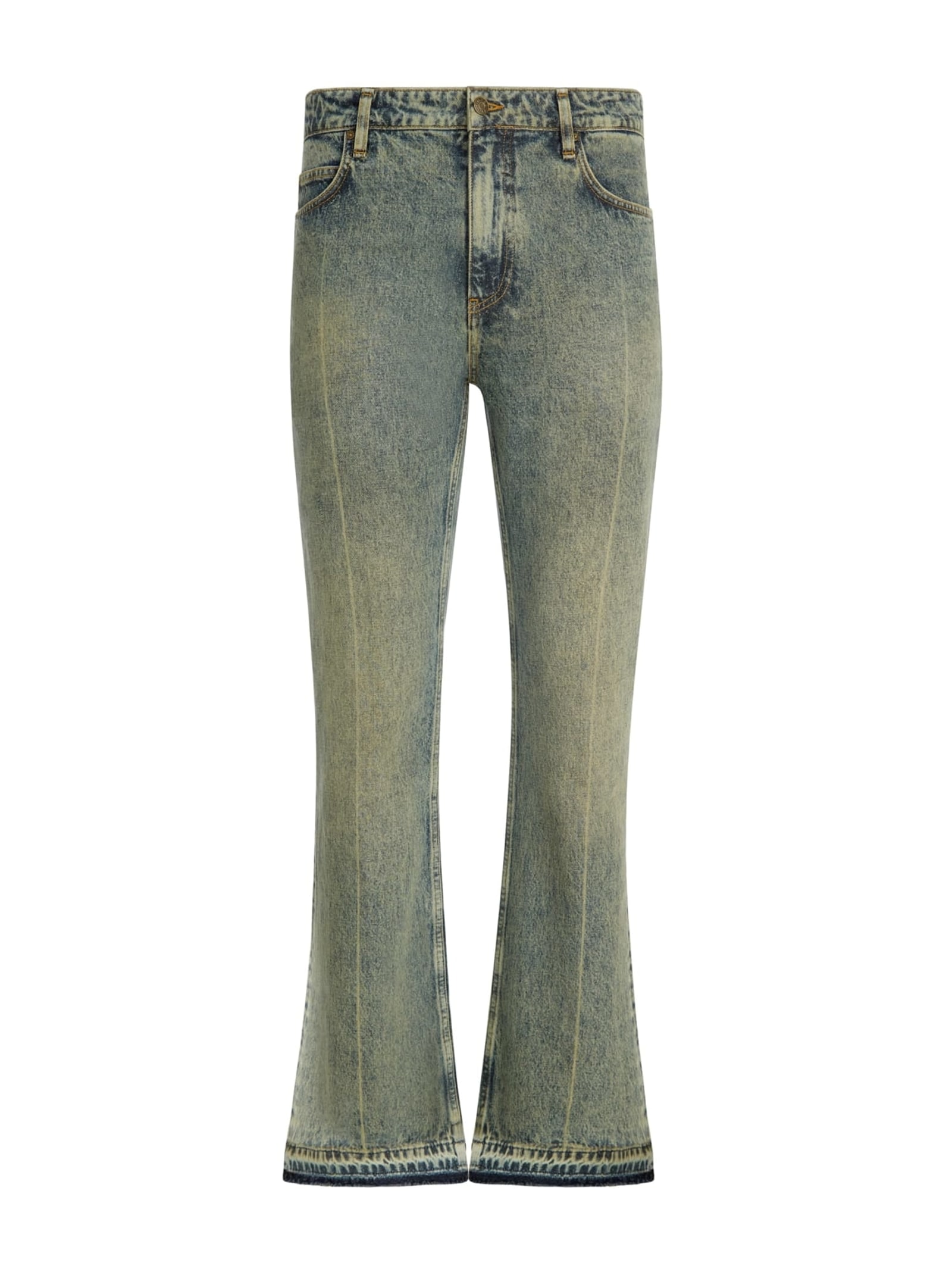 Guess Uitlopende Jeans Met Normale Taille in grijs