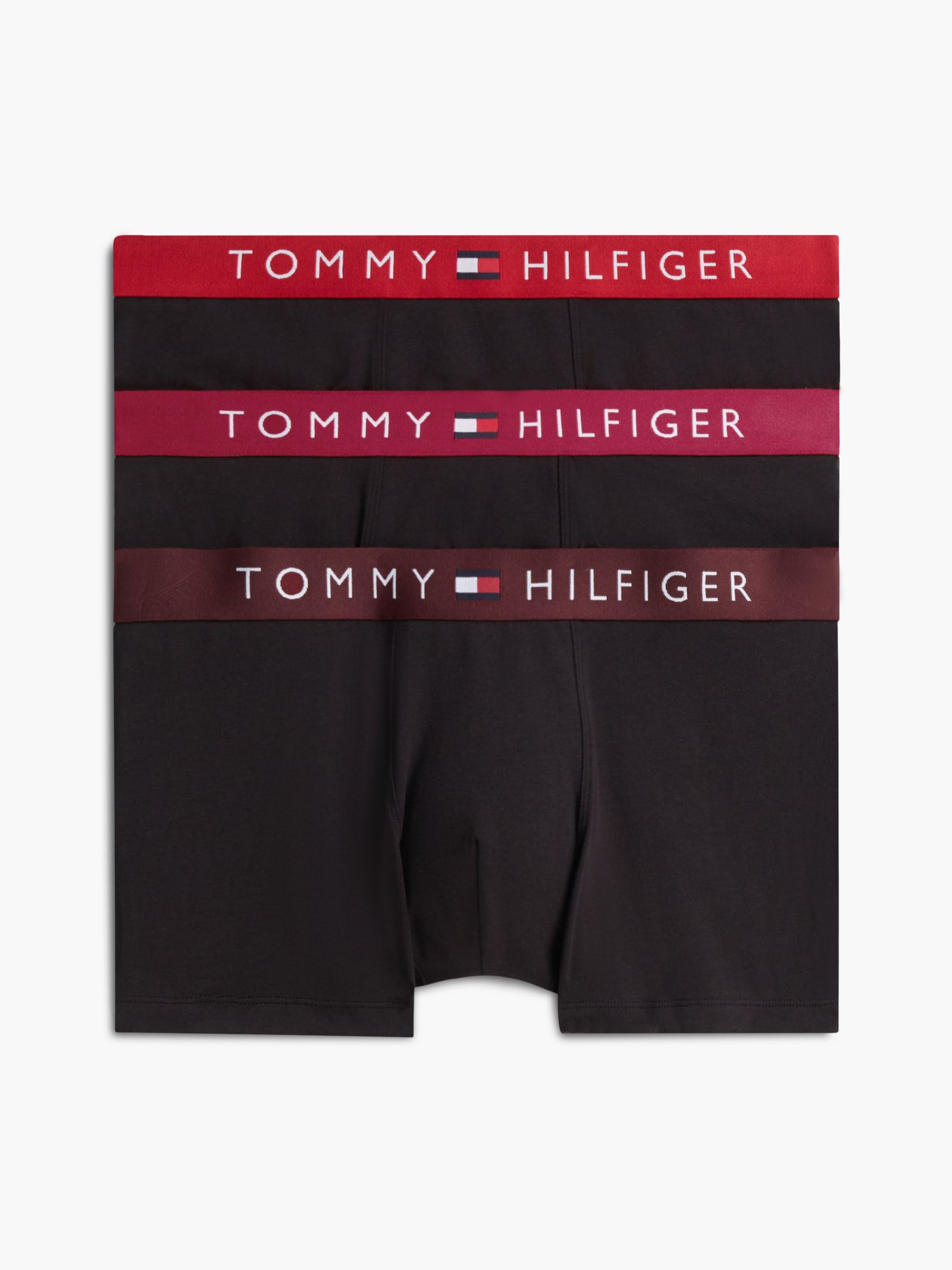 Tommy Hilfiger Set van 3 TH Original Boxershorts met Logotaille in zwart