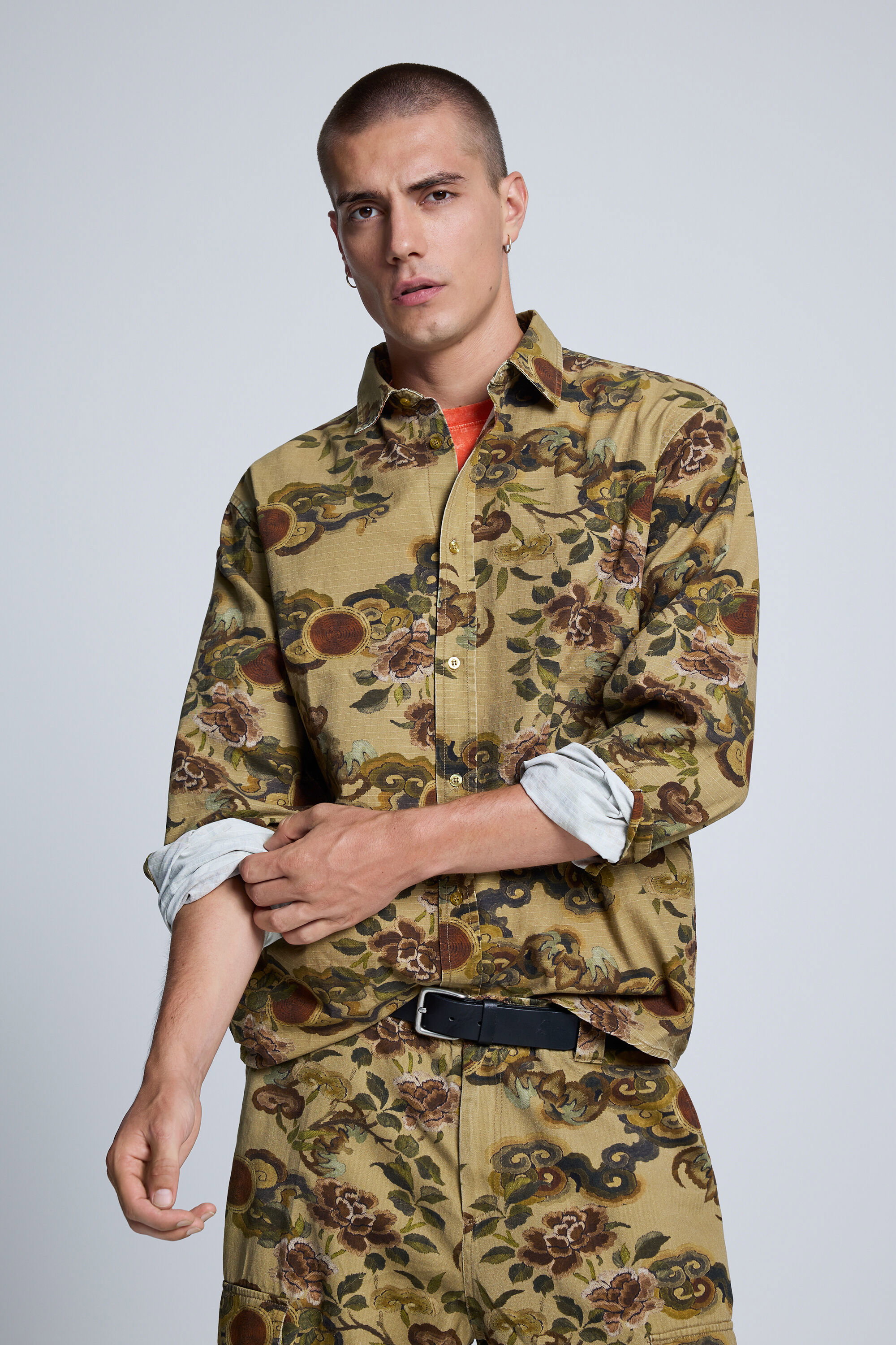 Desigual Overhemd met drakenprint