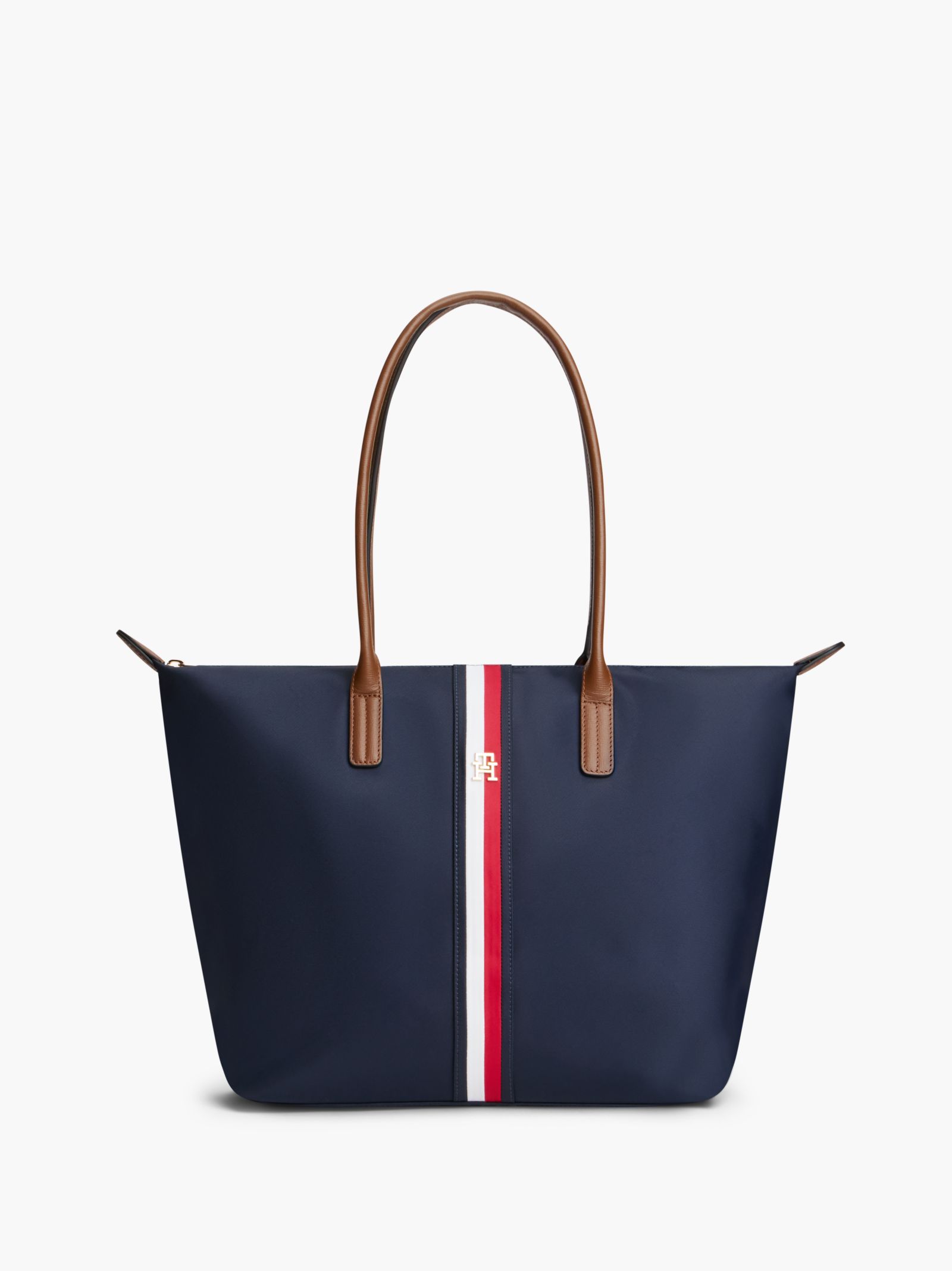 Tommy Hilfiger Popette shopper met signature streep