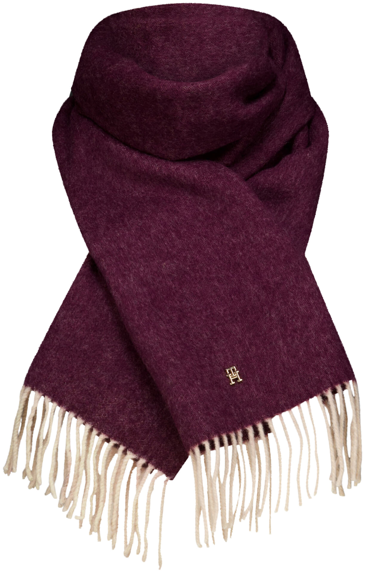 Tommy Hilfiger Sjaal Bordeaux Rood dames