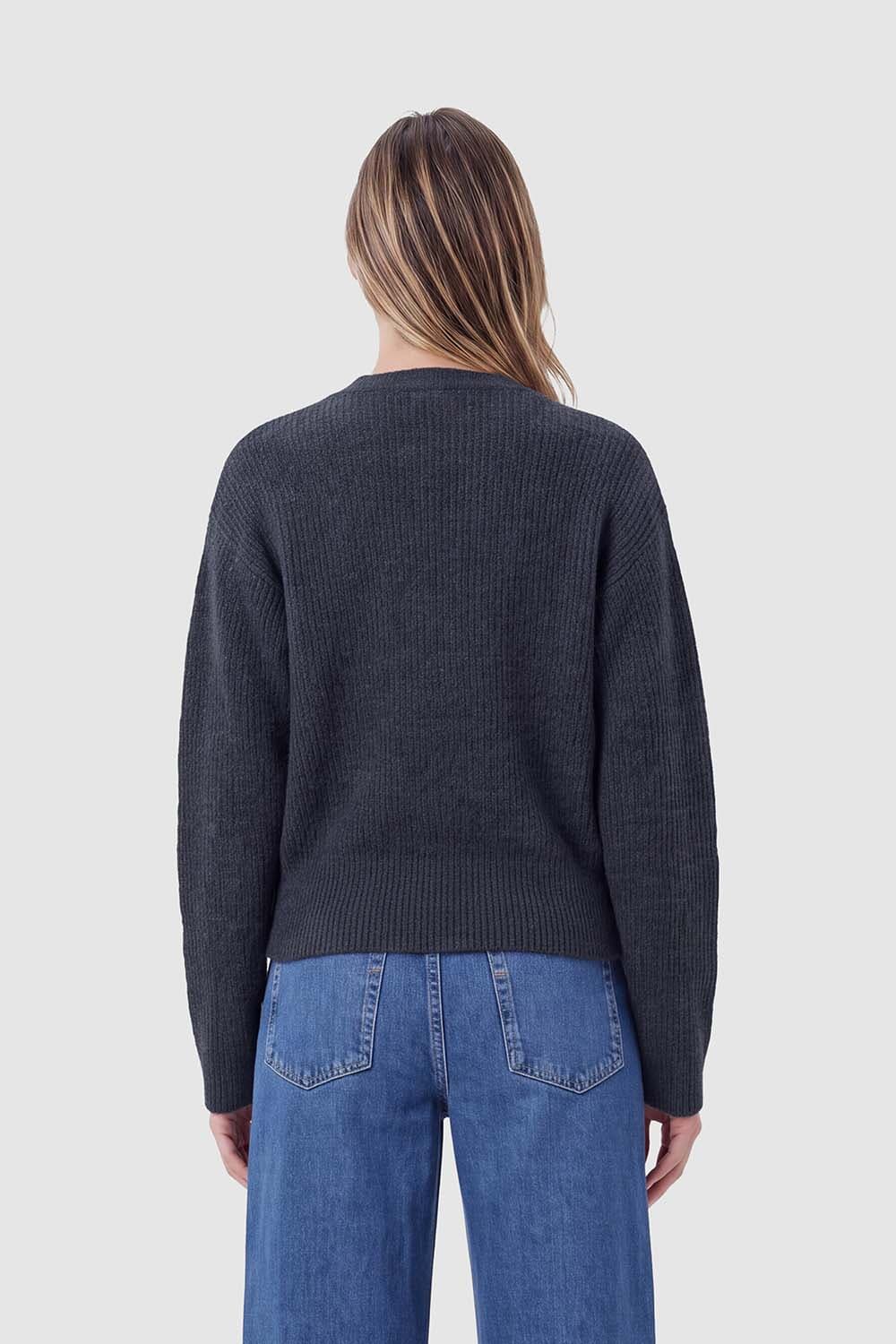 MSCH Copenhagen Pullover Bondie Hope V Antraciet dames