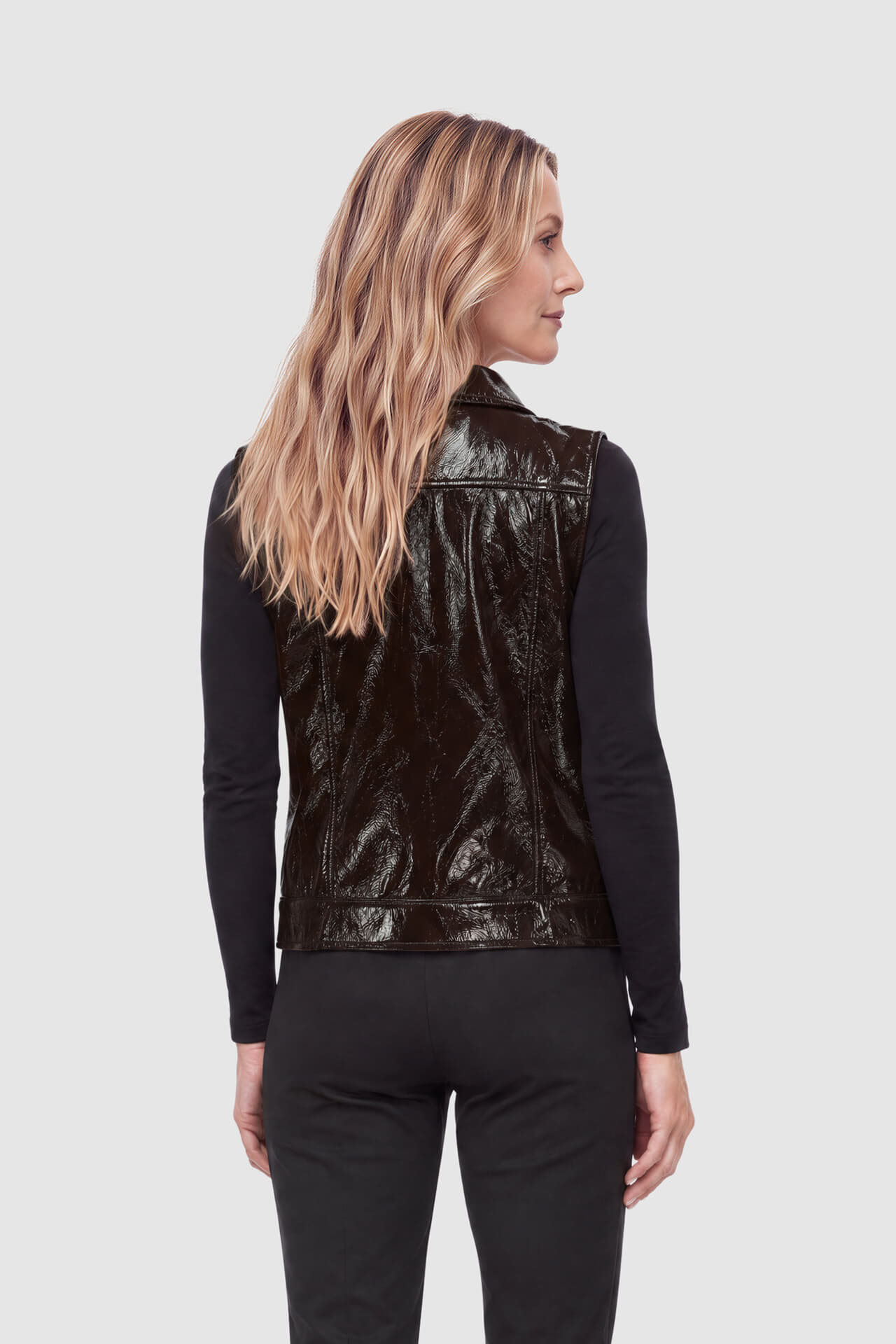 Freequent Gilet Triene Bruin dames