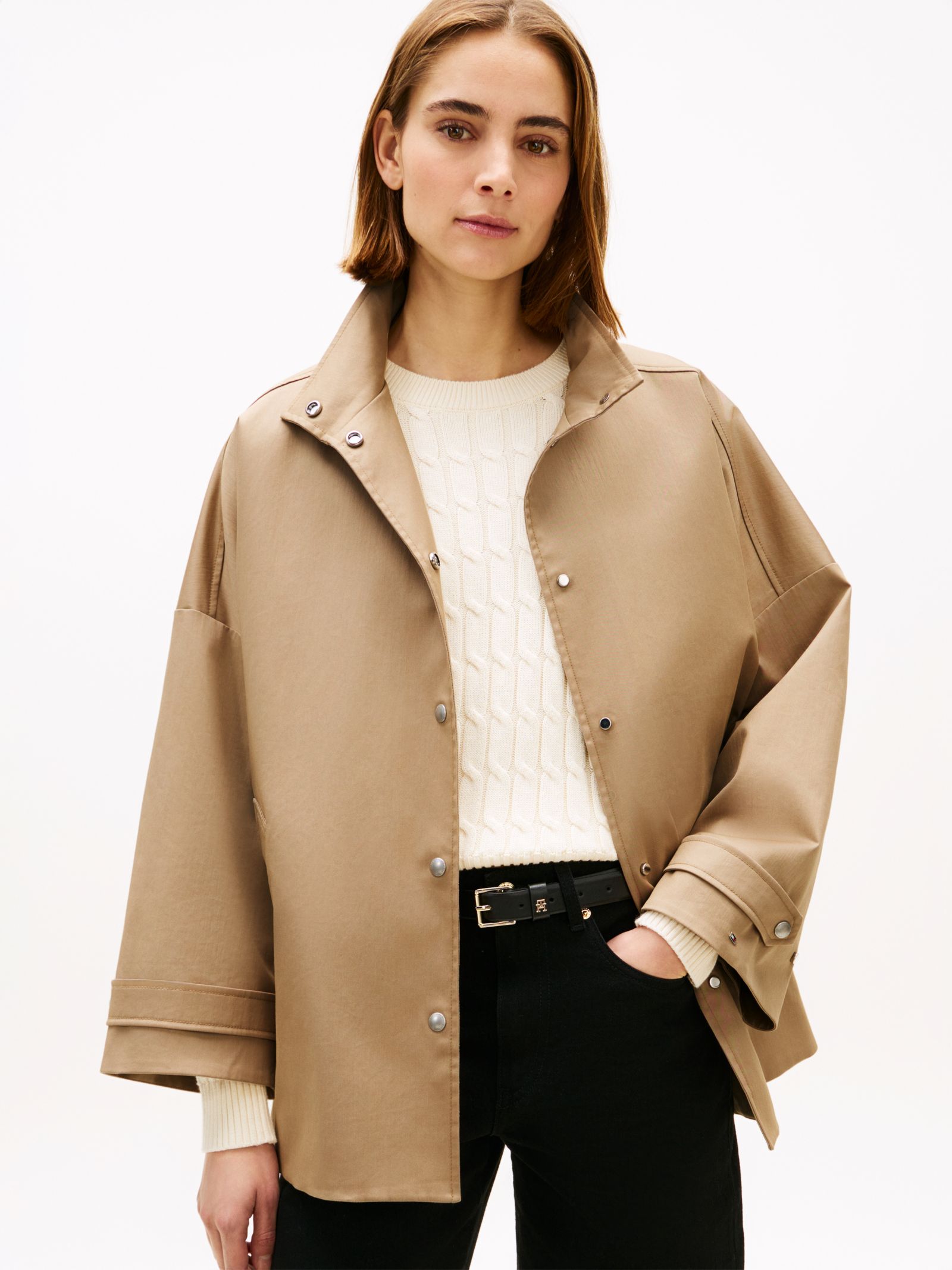 Tommy Hilfiger waterafstotende oversized car coat