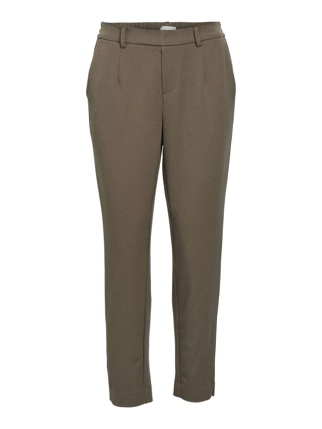Object Pantalon Lisa Slim Bruin dames