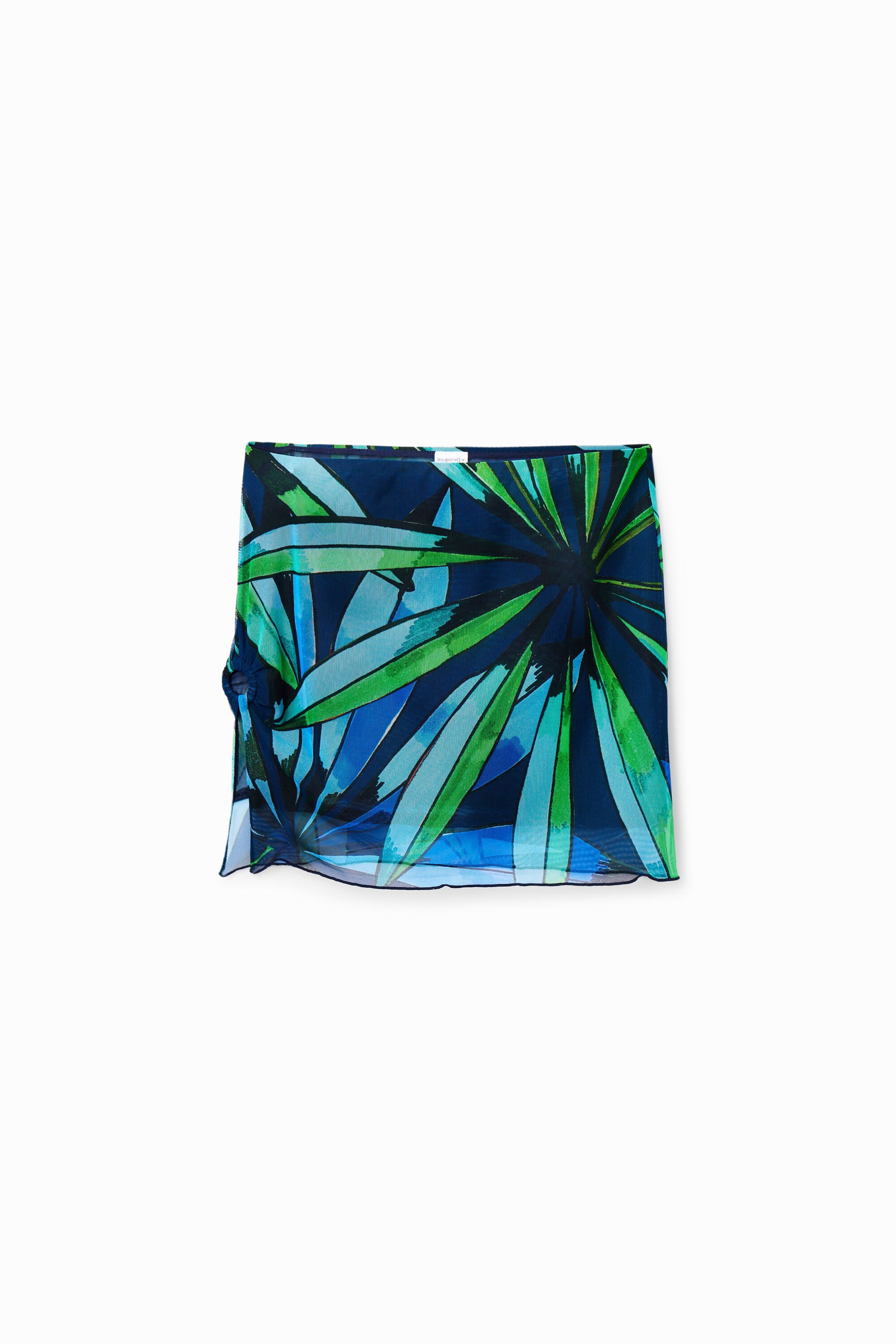 Desigual Tropische tulen minirok
