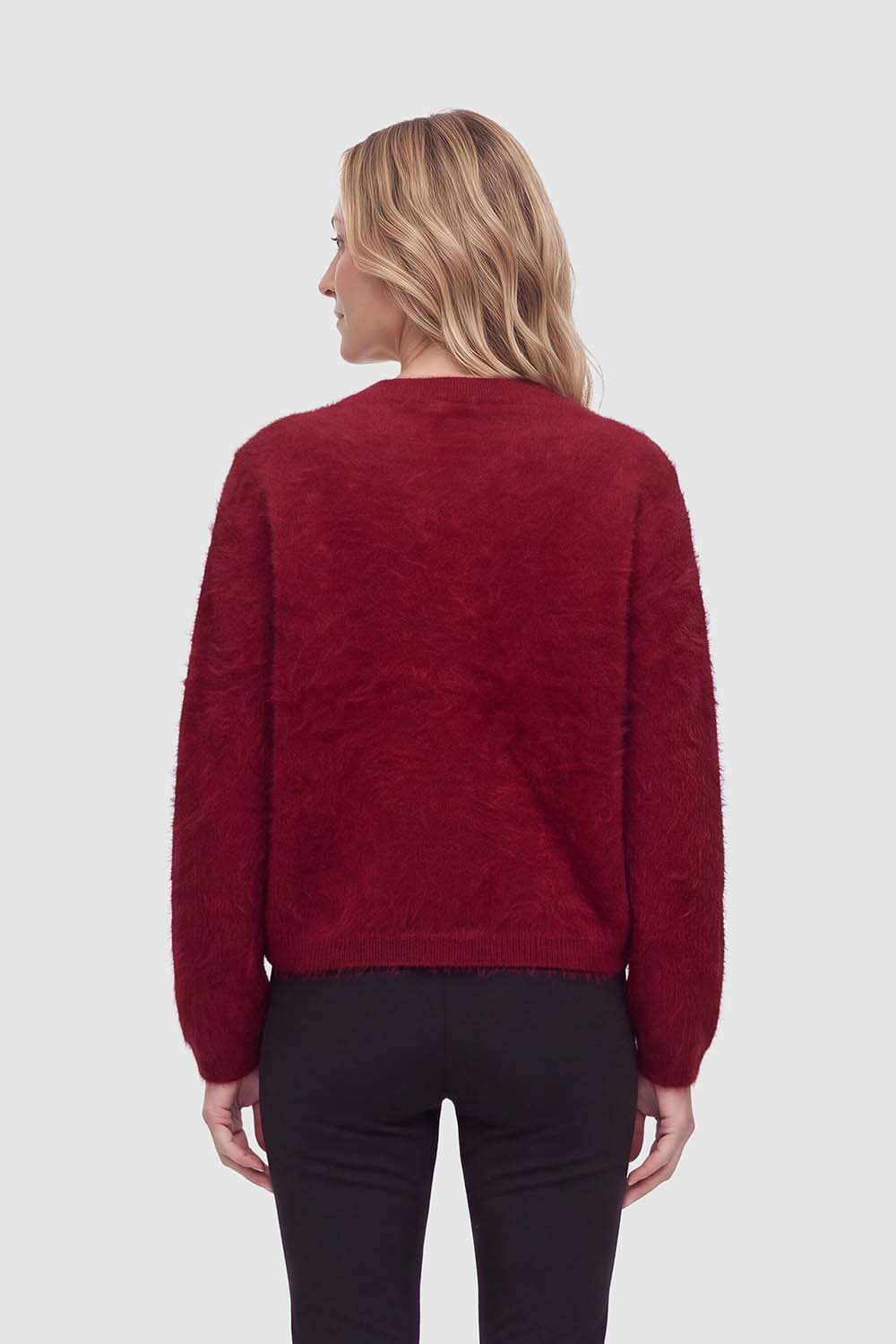 J’amu Vest Senna Bordeaux Rood dames