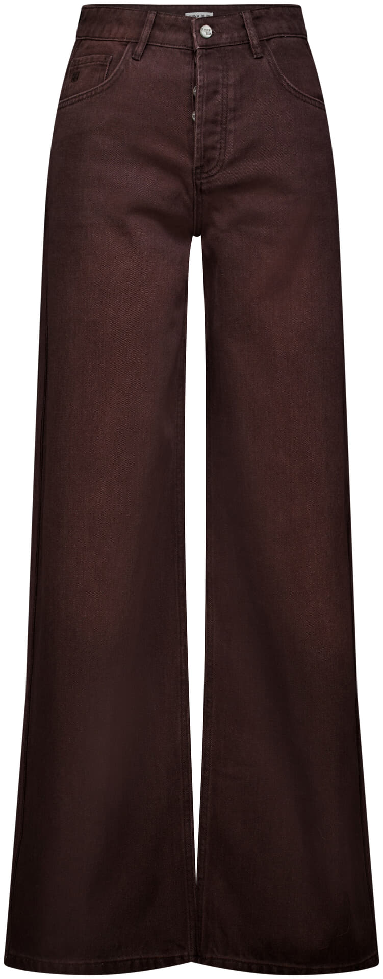 Anna Blue Broek Wider Bruin dames