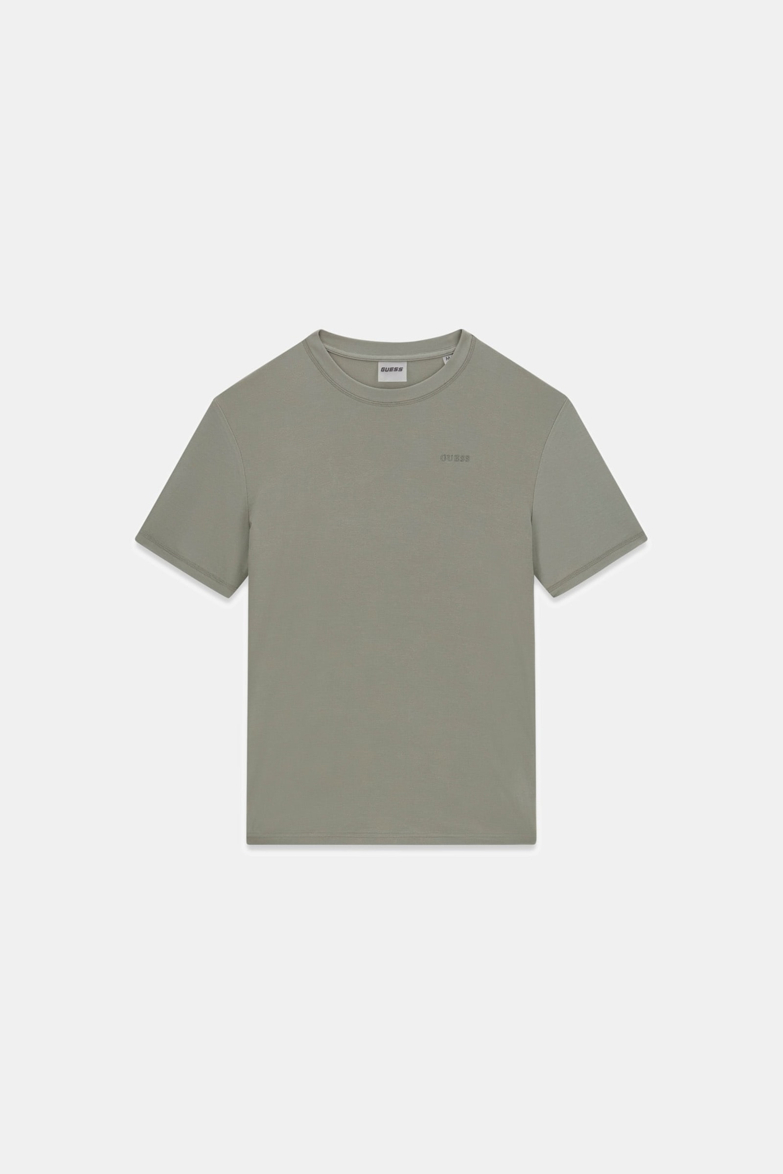 Guess T-Shirt Met Geborduurd Logo for men in groen