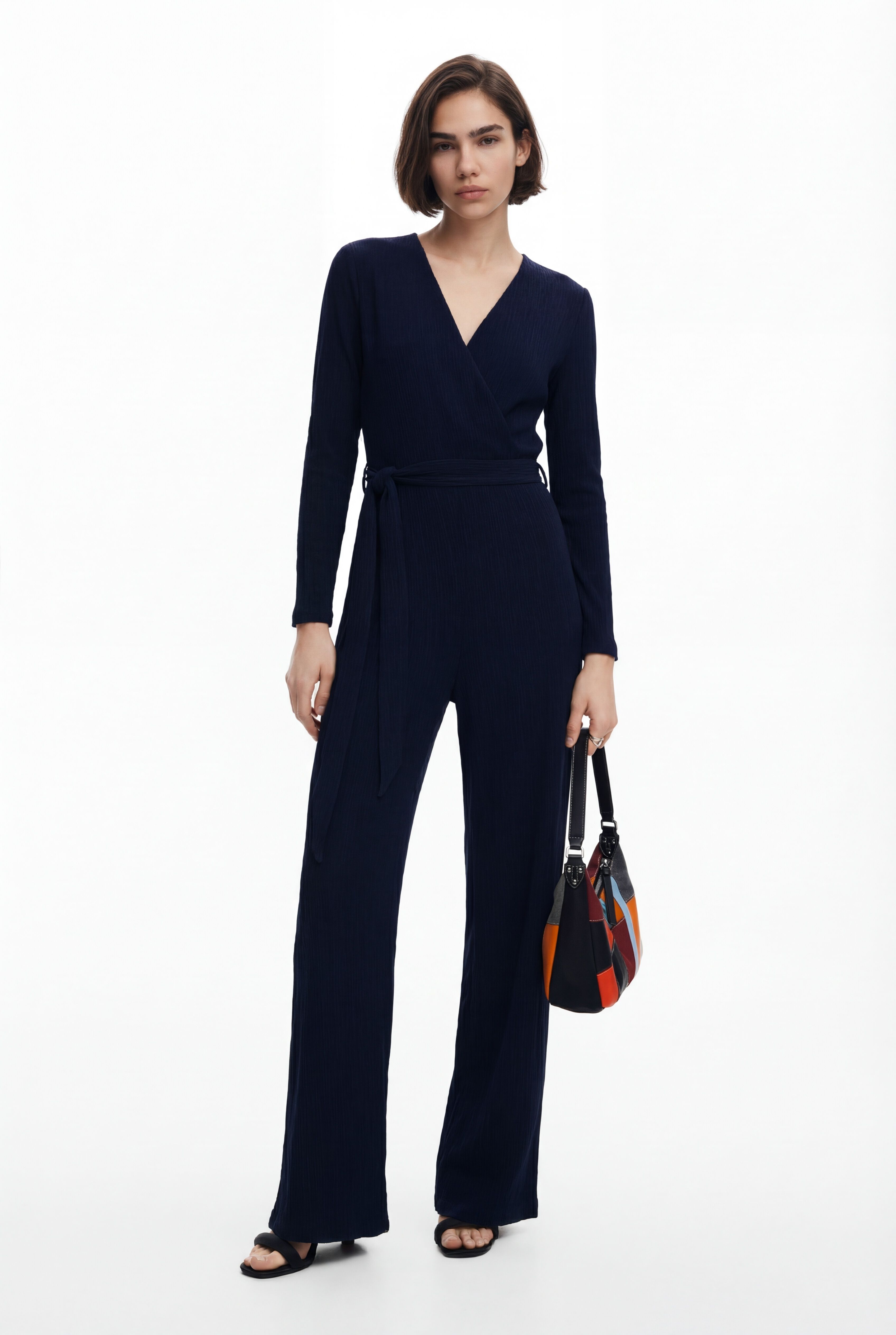 Desigual Vloeiende jumpsuit met riem