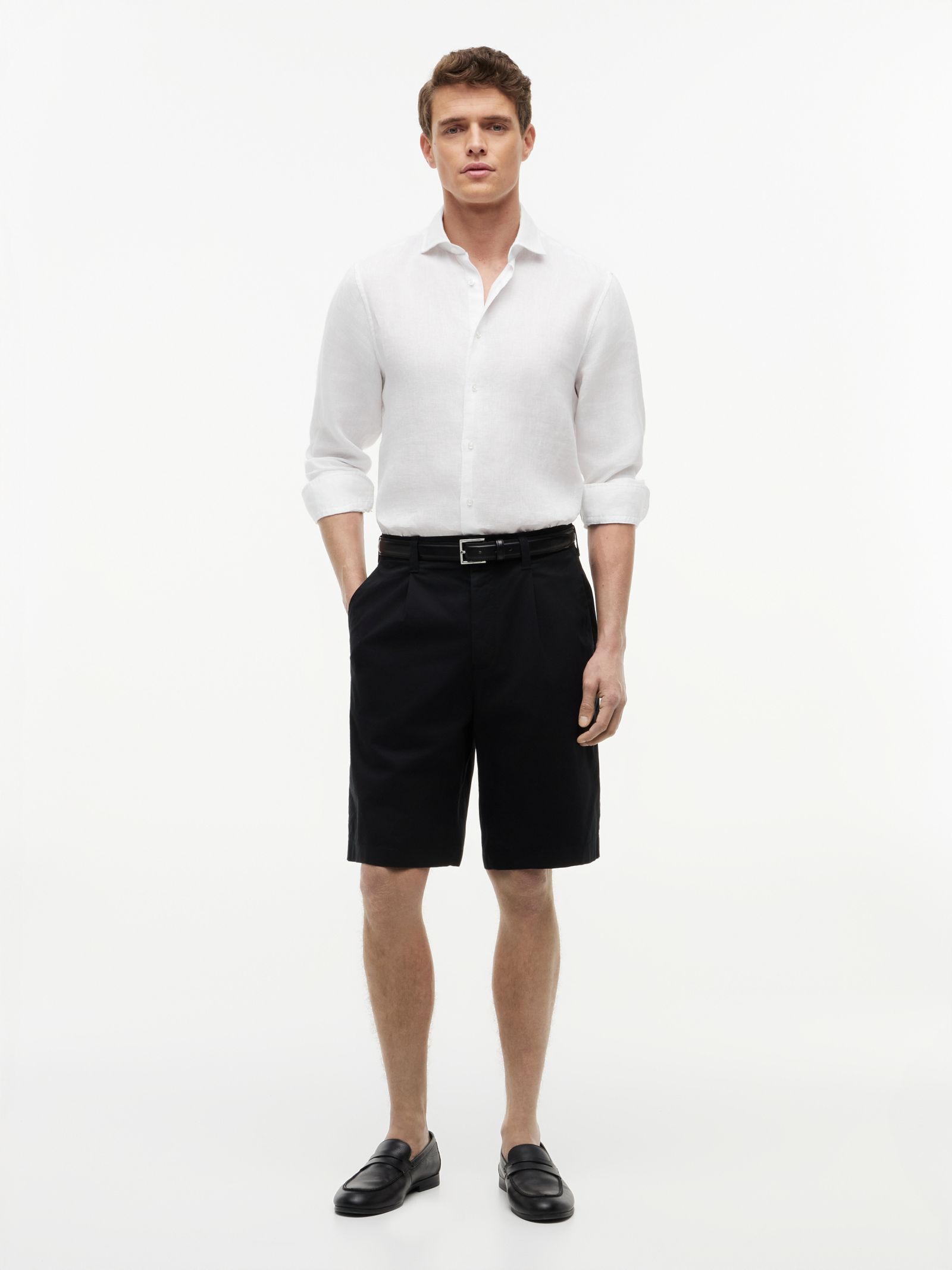 Tommy Hilfiger River lichtgewicht relaxed straight chino short in zwart