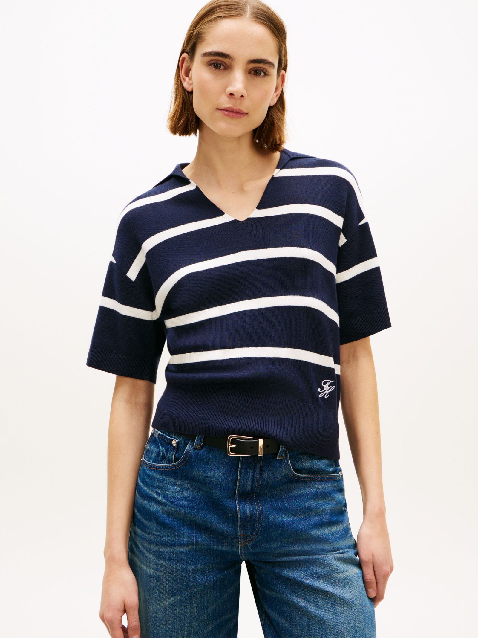 Tommy Hilfiger premium knit relaxed fit polotrui