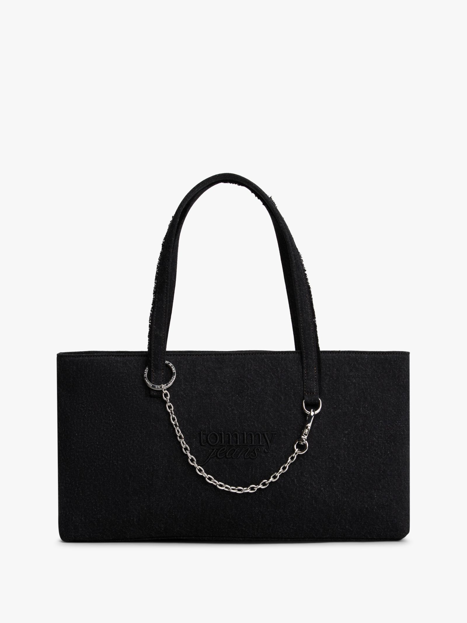 Tommy Jeans denim shopper met geborduurd logo