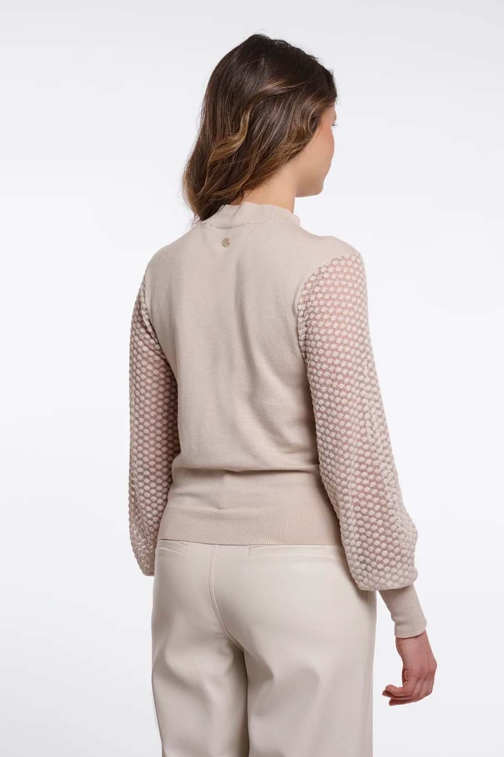 Rino & Pelle Rino & Pelle Trui Kalinka Fancy Beige dames